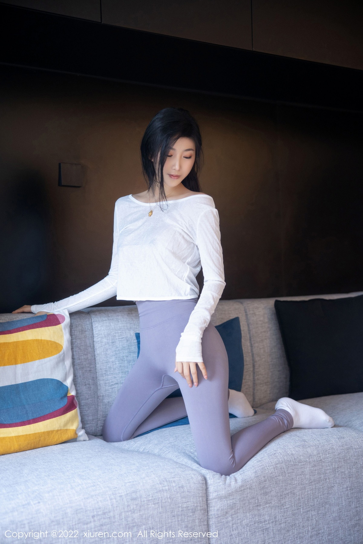 [XiuRen]高清写真图 2022.11.03 No.5799 苏苏阿 新人瑜伽服