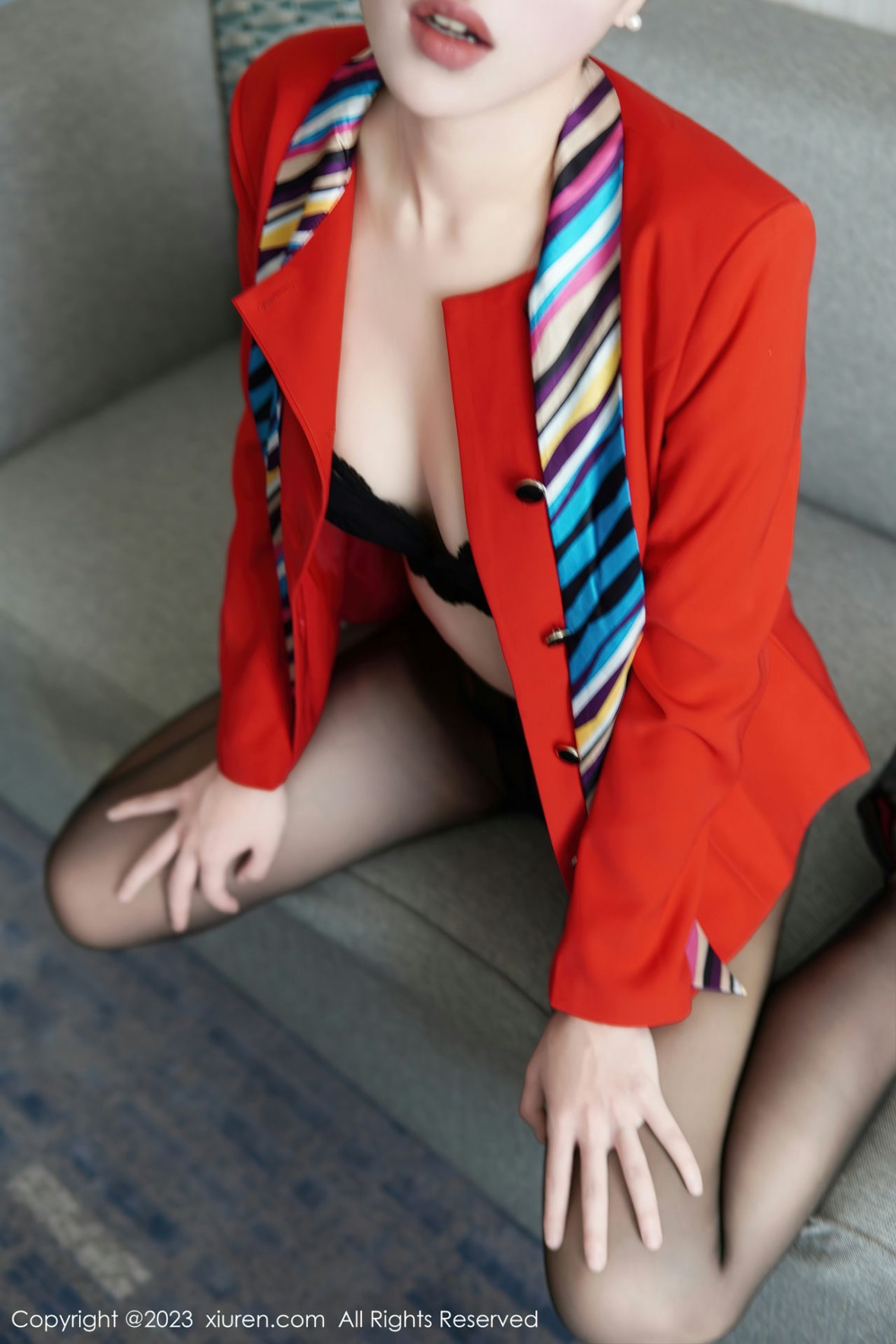 [XiuRen]高清写真图 2023.01.05 No.6088 米娜MnaL 制服黑丝