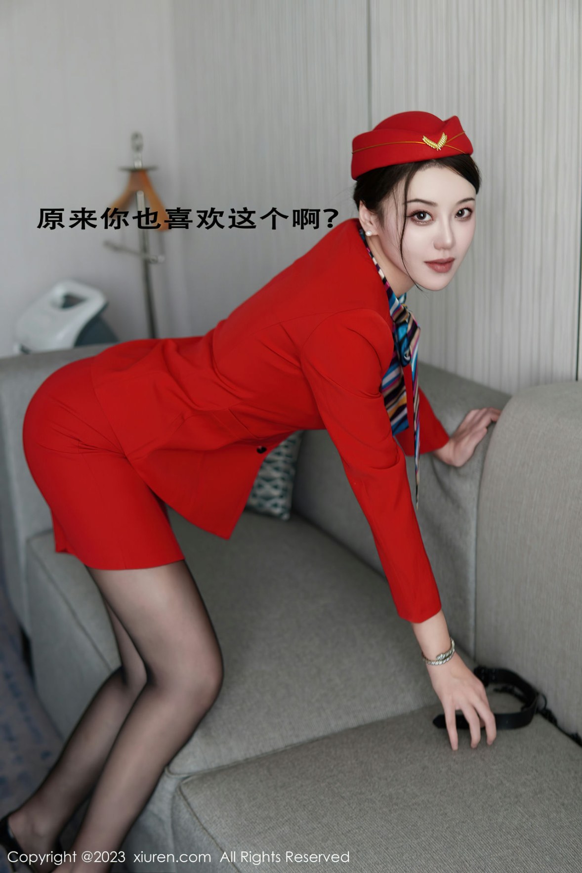[XiuRen]高清写真图 2023.01.05 No.6088 米娜MnaL 制服黑丝