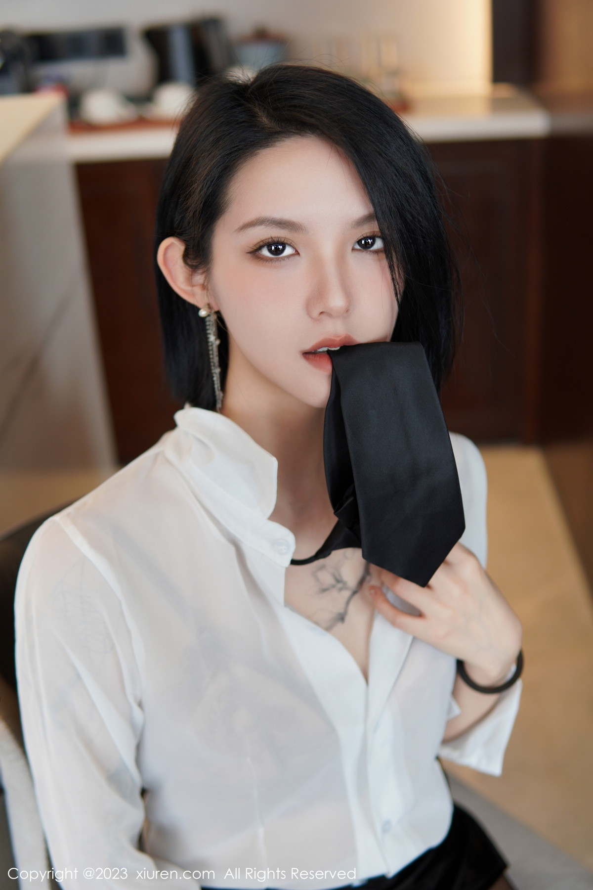 [XiuRen]高清写真图 2023.01.19 No.6158 乔一一 蕾丝内衣