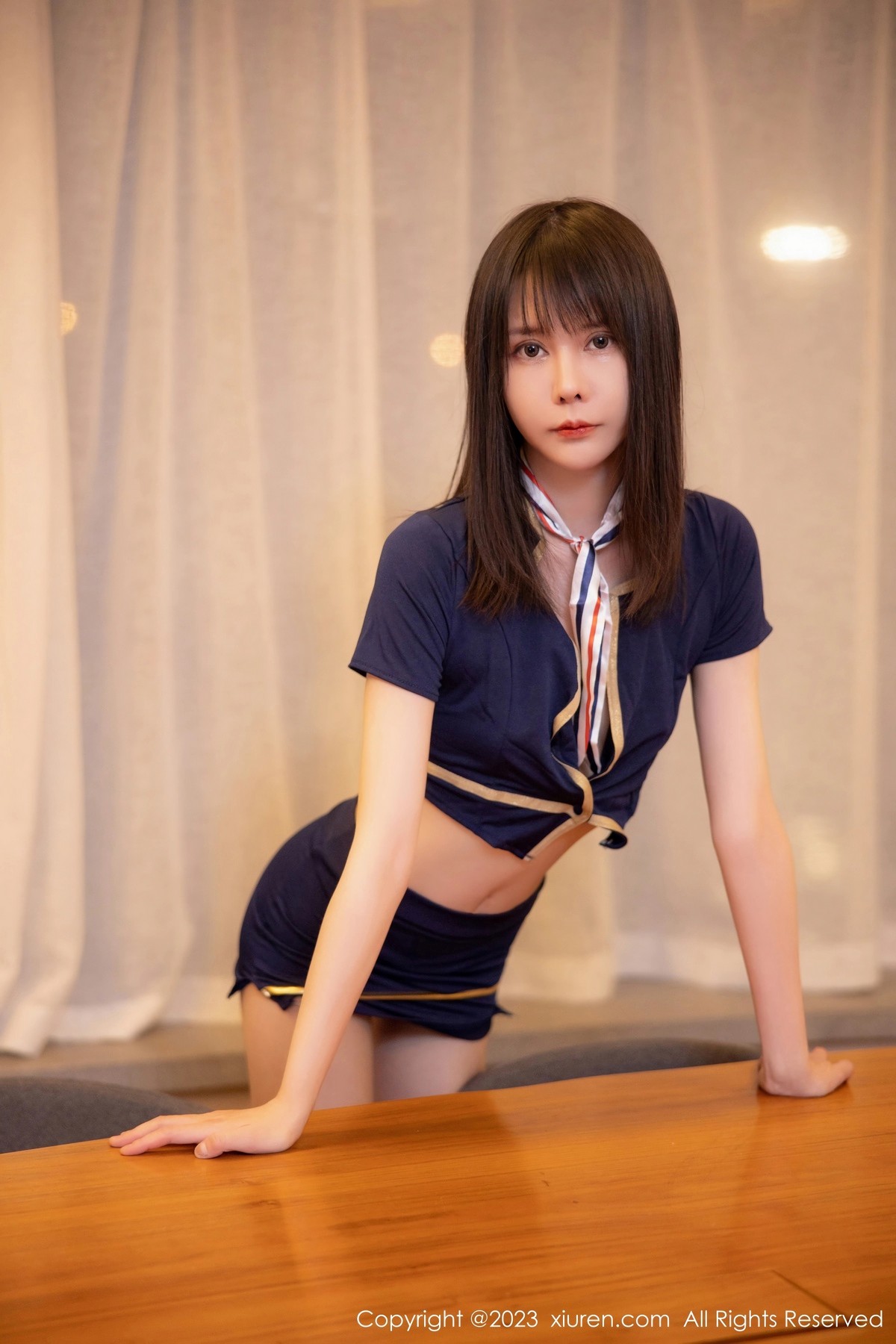 [XiuRen]高清写真图 2023.03.03 No.6354 甜佳佳 黑丝美腿
