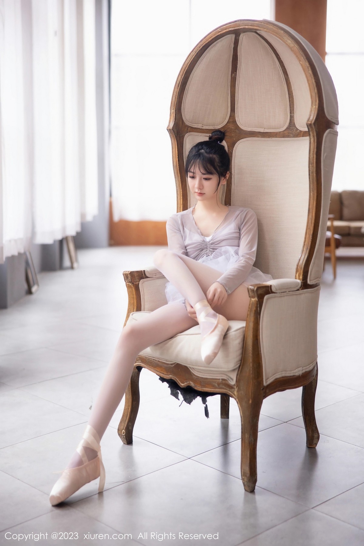 [XiuRen]高清写真图 2023.04.18 No.6592 谢小蒽 芭蕾舞蹈