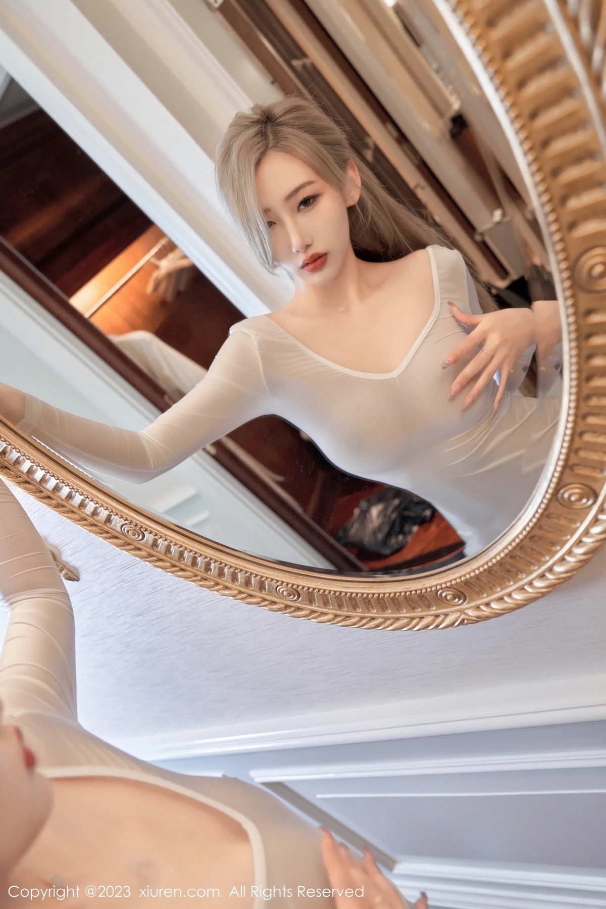 [XiuRen]高清写真图 2023.10.26 No.7566 沈青黛 妩媚美腿