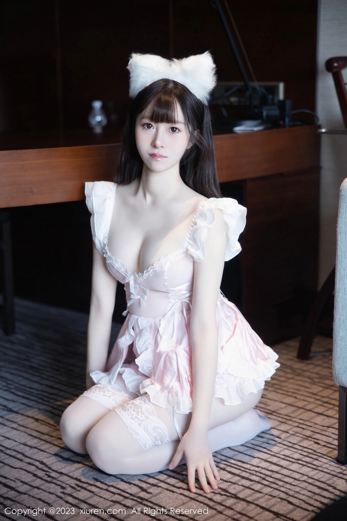 [XiuRen]高清写真图 2023.11.02 No.7602 林悠悠 丝袜女仆