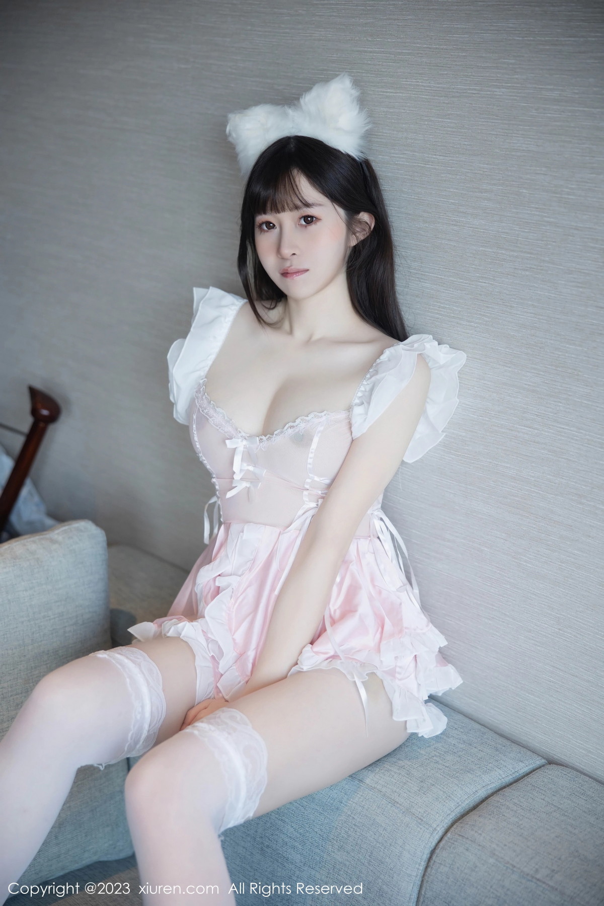 [XiuRen]高清写真图 2023.11.02 No.7602 林悠悠 丝袜女仆