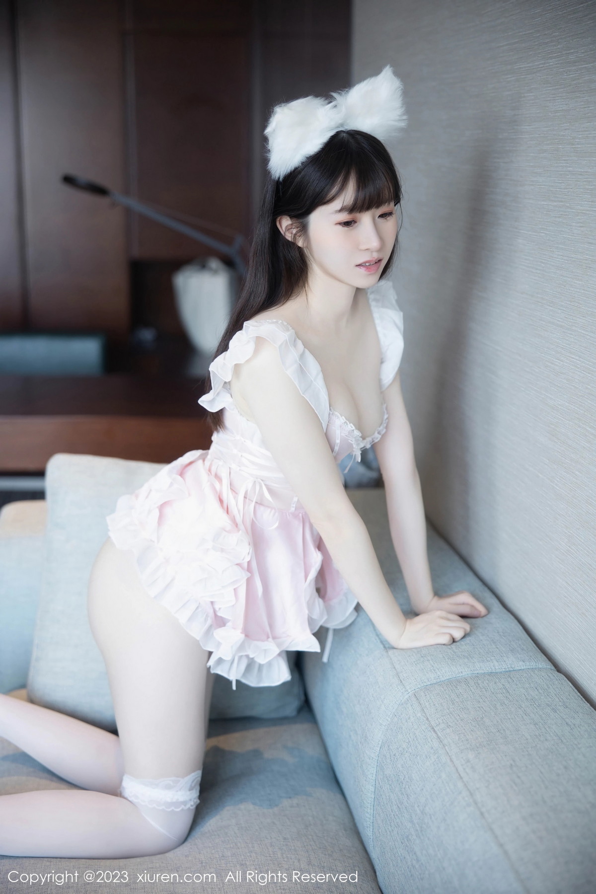 [XiuRen]高清写真图 2023.11.02 No.7602 林悠悠 丝袜女仆