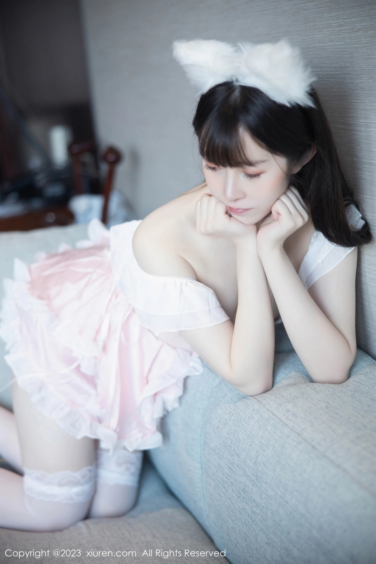 [XiuRen]高清写真图 2023.11.02 No.7602 林悠悠 丝袜女仆