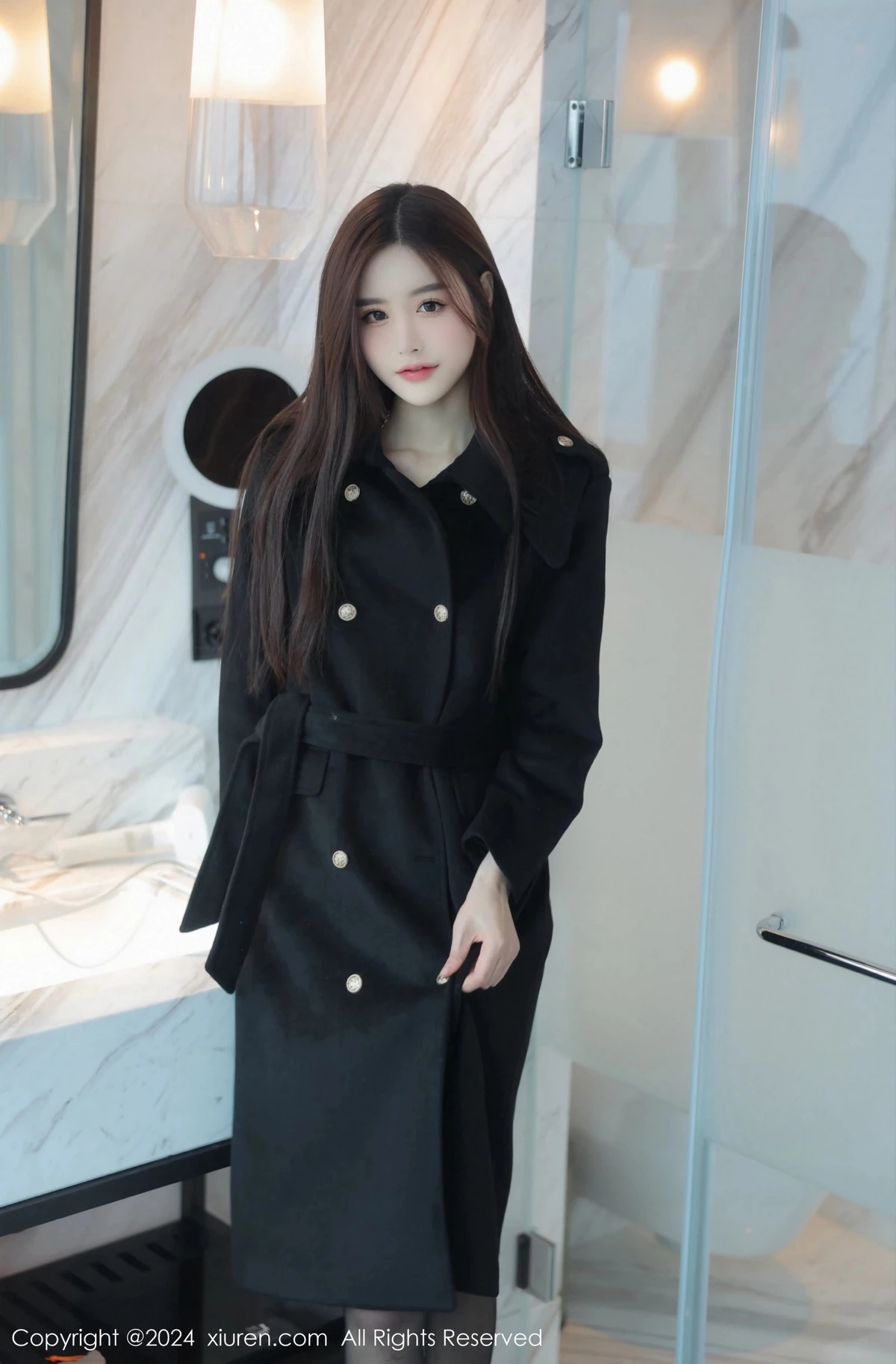 [XiuRen]高清写真图 2024.02.29 No.8152 晚苏susu 黑丝美腿