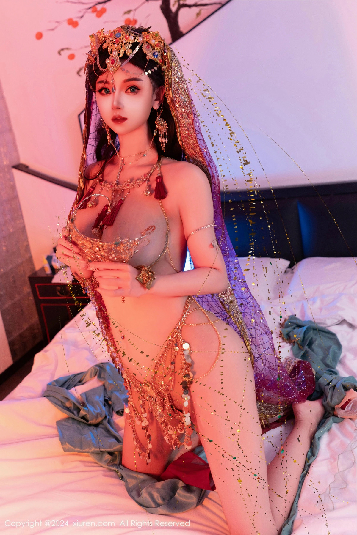 [XiuRen]高清写真图 2024.12.12 No.9585 不吃冰淇淋 美乳性感