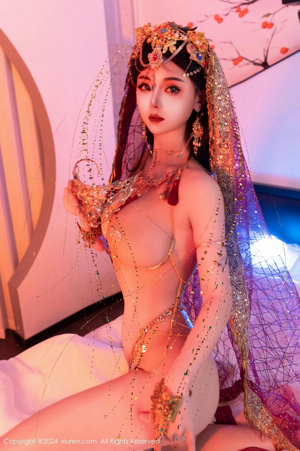 [XiuRen]高清写真图 2024.12.12 No.9585 不吃冰淇淋 美乳性感