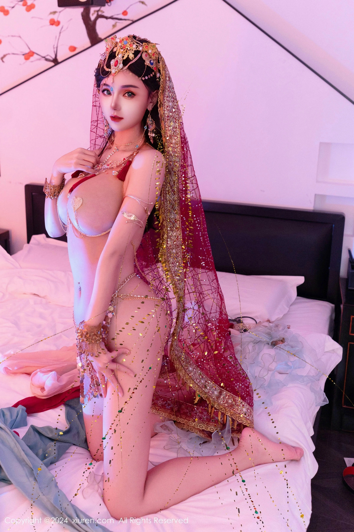 [XiuRen]高清写真图 2024.12.12 No.9585 不吃冰淇淋 美乳性感