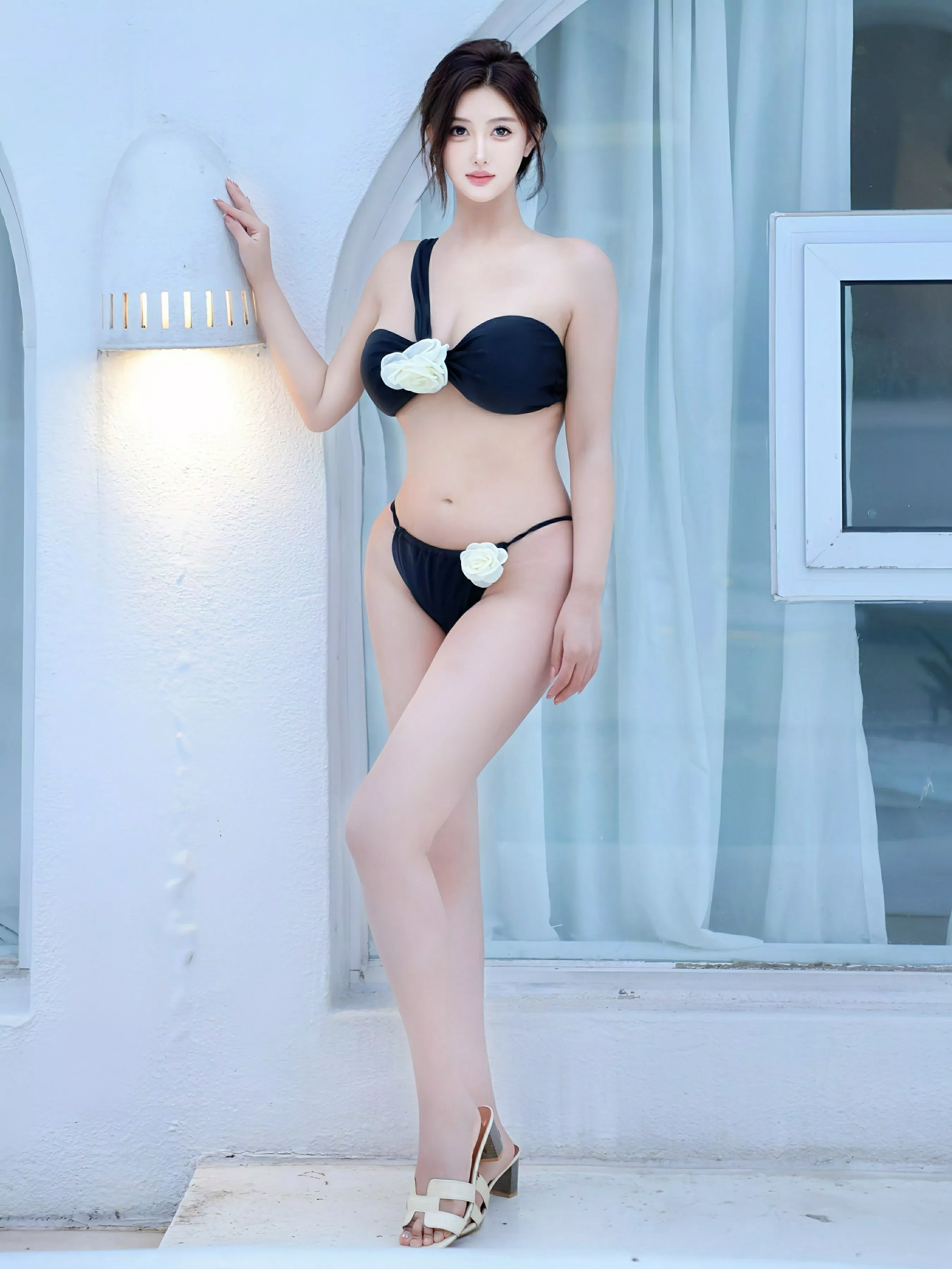 [XiuRen]高清写真图 2025.06.17 No.10418 金允希Yuki 深色比基尼