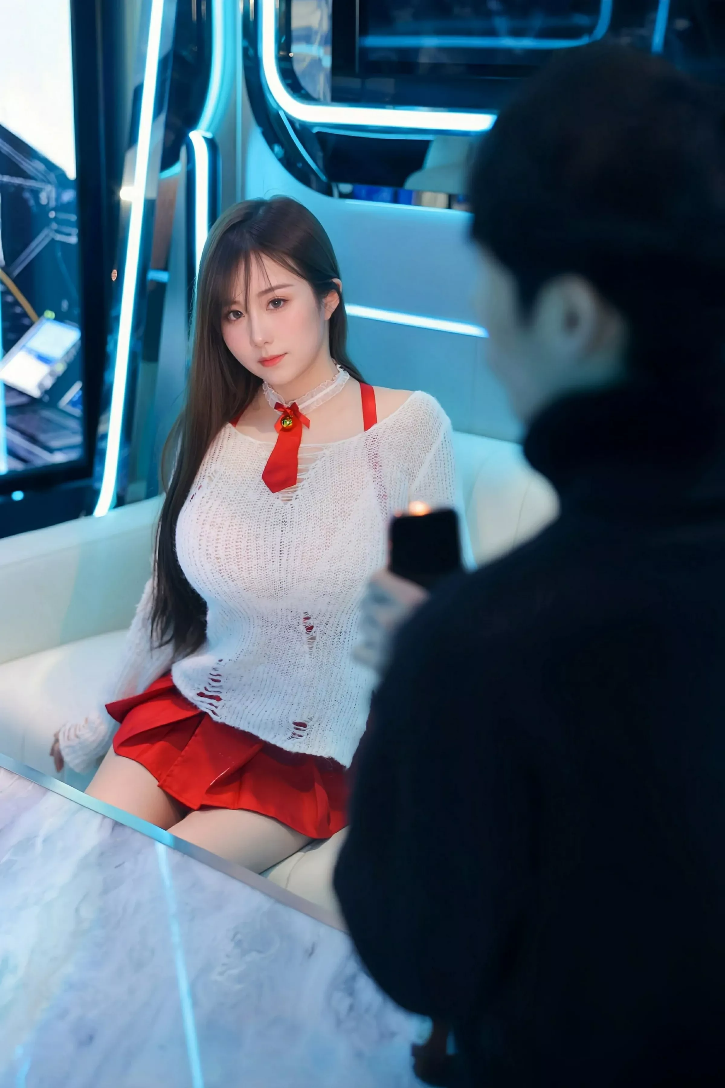 [XiuRen]高清写真图 2025.06.26 No.10470 小肉肉咪 红色短裙