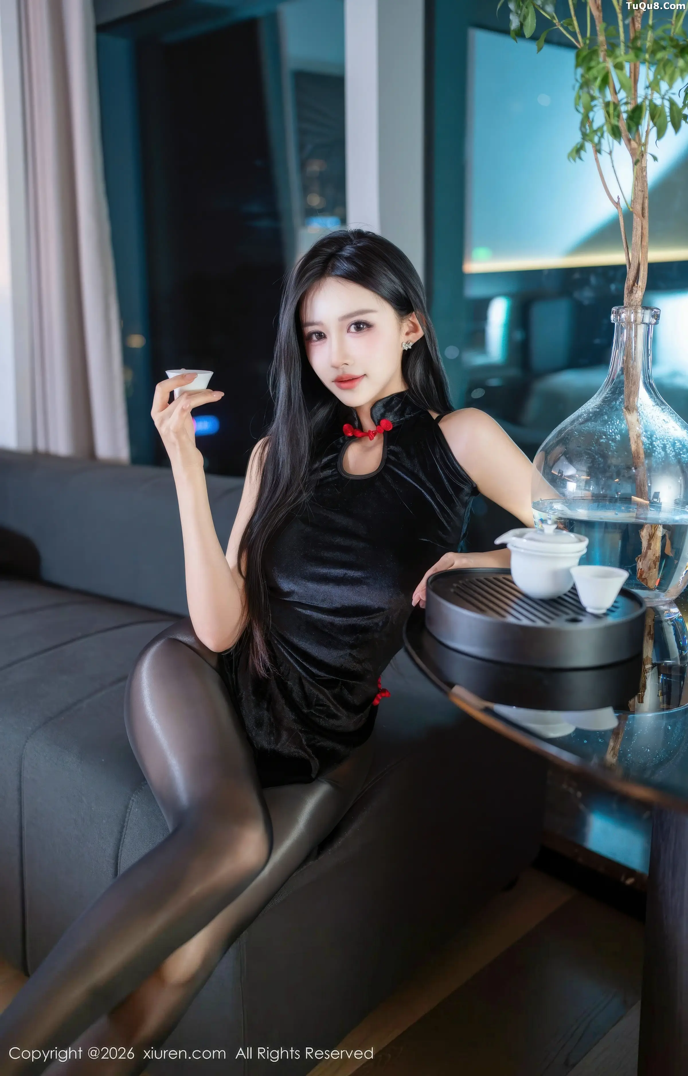 Gallery - [XiuRen]高清写真图 2026.01.30 No.11300 shelly诗莉 黑色情趣内衣秀人网 - XiuRen 性感内衣黑丝 女神私房照_秀色女神 - image 9