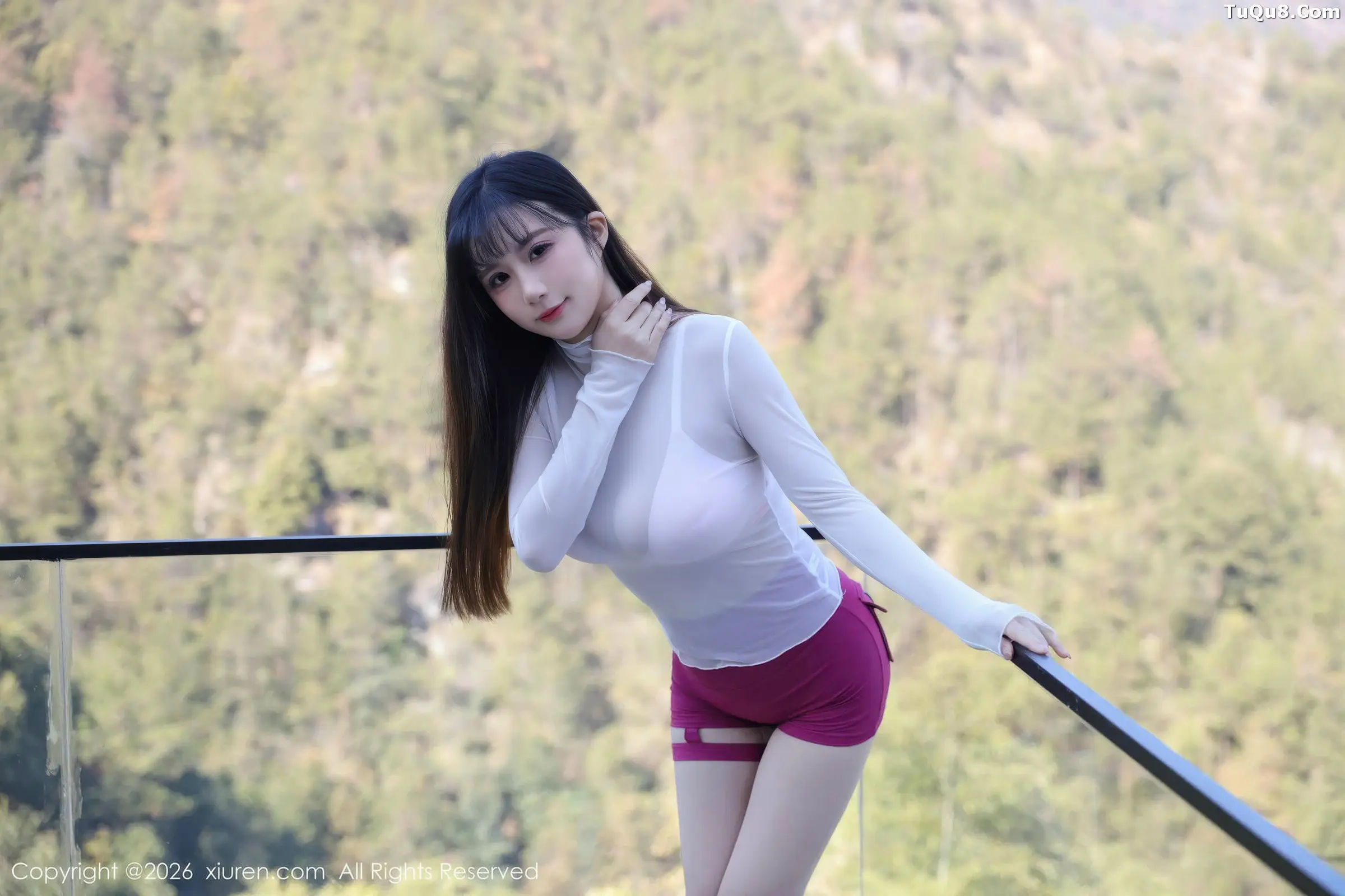 [XiuRen]高清写真图 2026.01.30 No.11305 小肉肉咪 轻透白色上衣