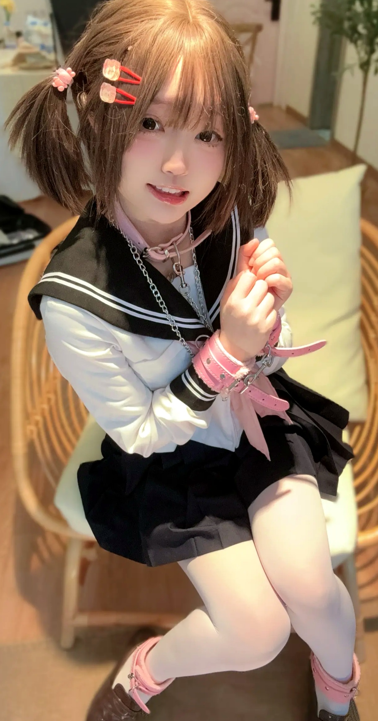 Gallery - 神沢永莉 - 就这样圈住我吧 萌系水手制服白丝私房写真 [65P] 制服萌系角色扮演诱惑丝袜 女神私房照_秀色女神 - image 1