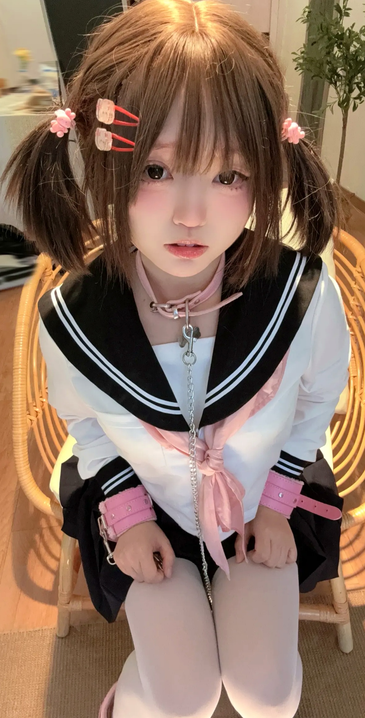 Gallery - 神沢永莉 - 就这样圈住我吧 萌系水手制服白丝私房写真 [65P] 制服萌系角色扮演诱惑丝袜 女神私房照_秀色女神 - image 3