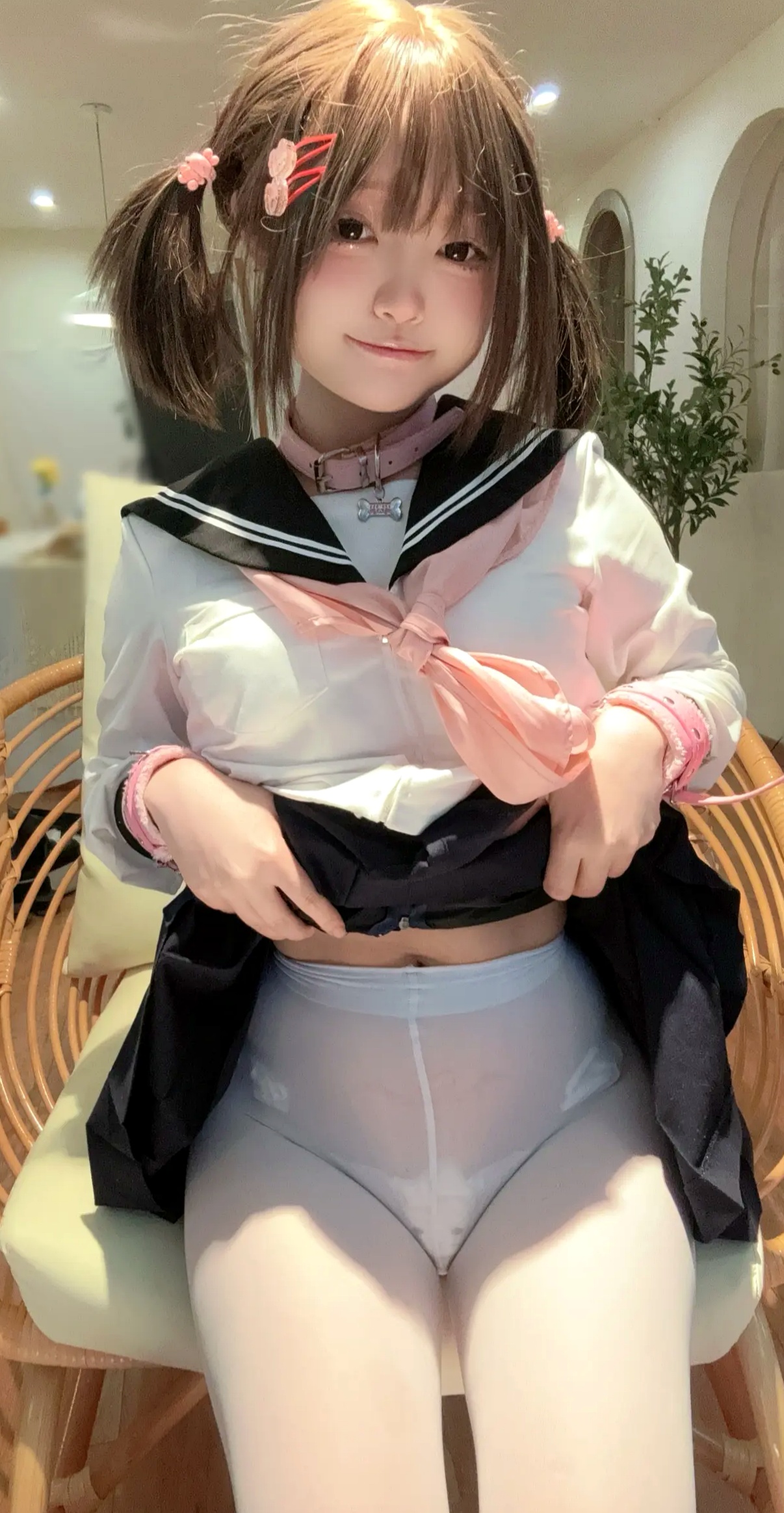 Gallery - 神沢永莉 - 就这样圈住我吧 萌系水手制服白丝私房写真 [65P] 制服萌系角色扮演诱惑丝袜 女神私房照_秀色女神 - image 10