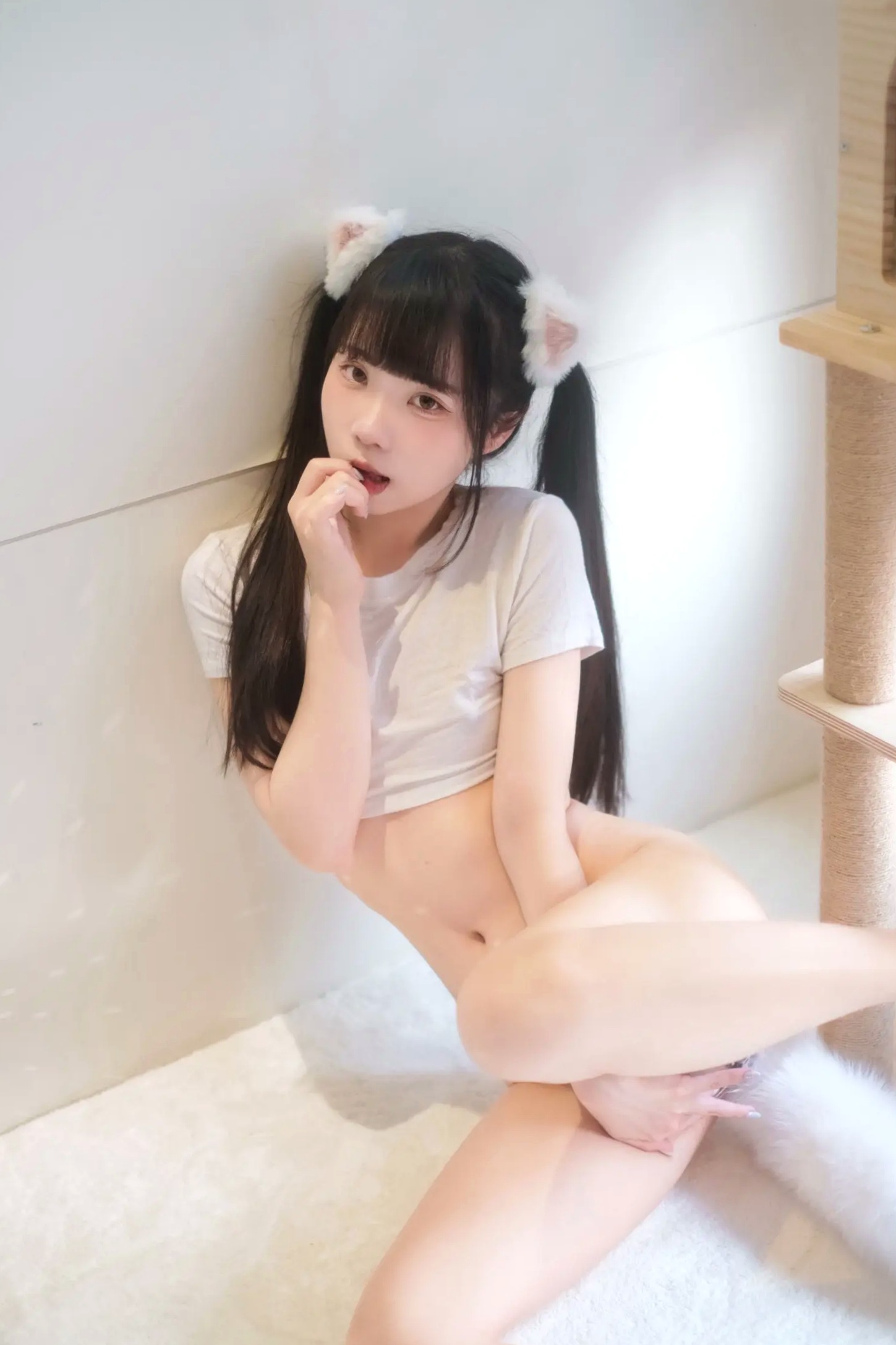 Gallery - 可可小白兔 - 小猫娘想被主人疼爱 家居内衣清纯私房照 [62P]家居内衣清纯私房照萌系 女神私房照_秀色女神 - image 21
