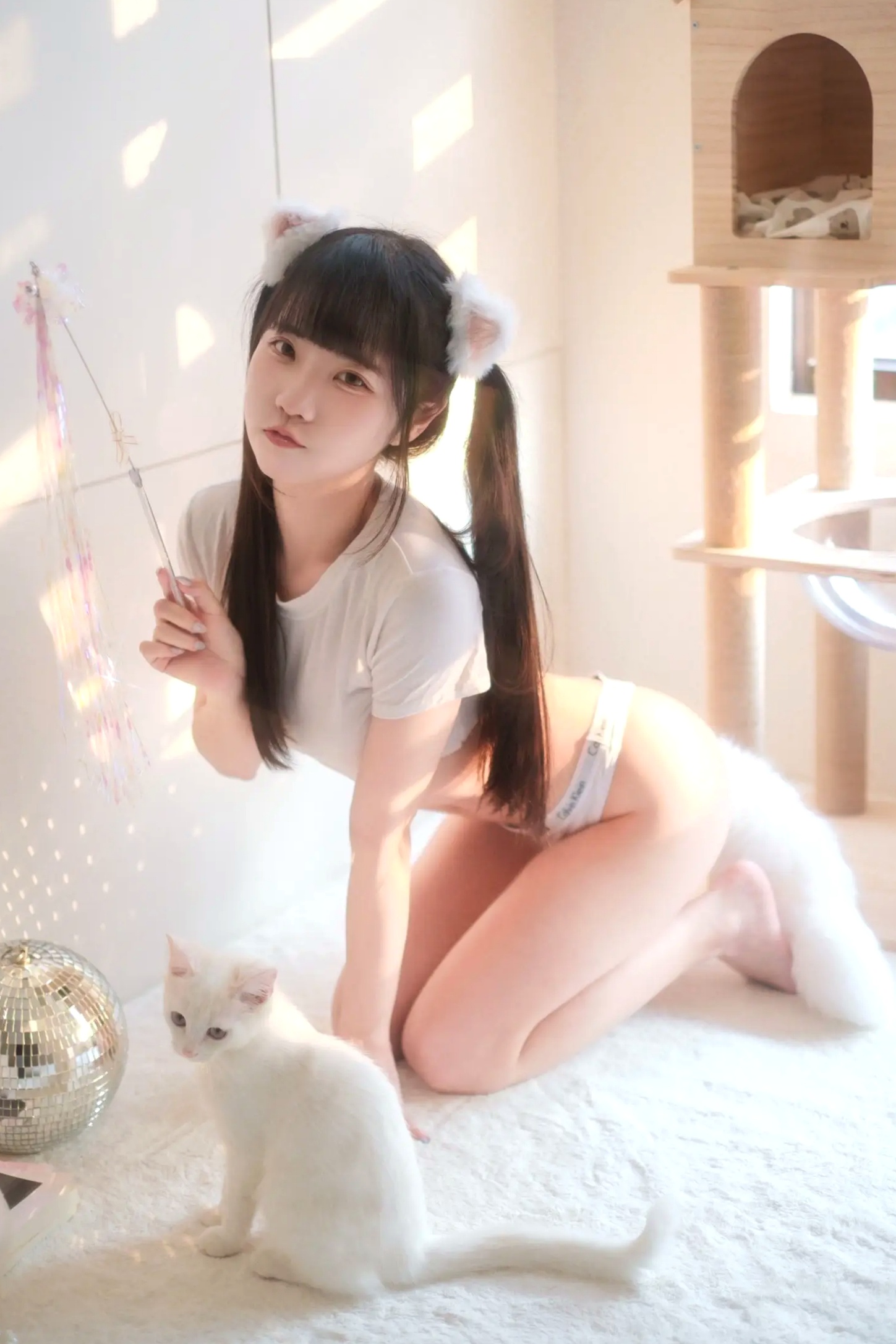 Gallery - 可可小白兔 - 小猫娘想被主人疼爱 家居内衣清纯私房照 [62P]家居内衣清纯私房照萌系 女神私房照_秀色女神 - image 27