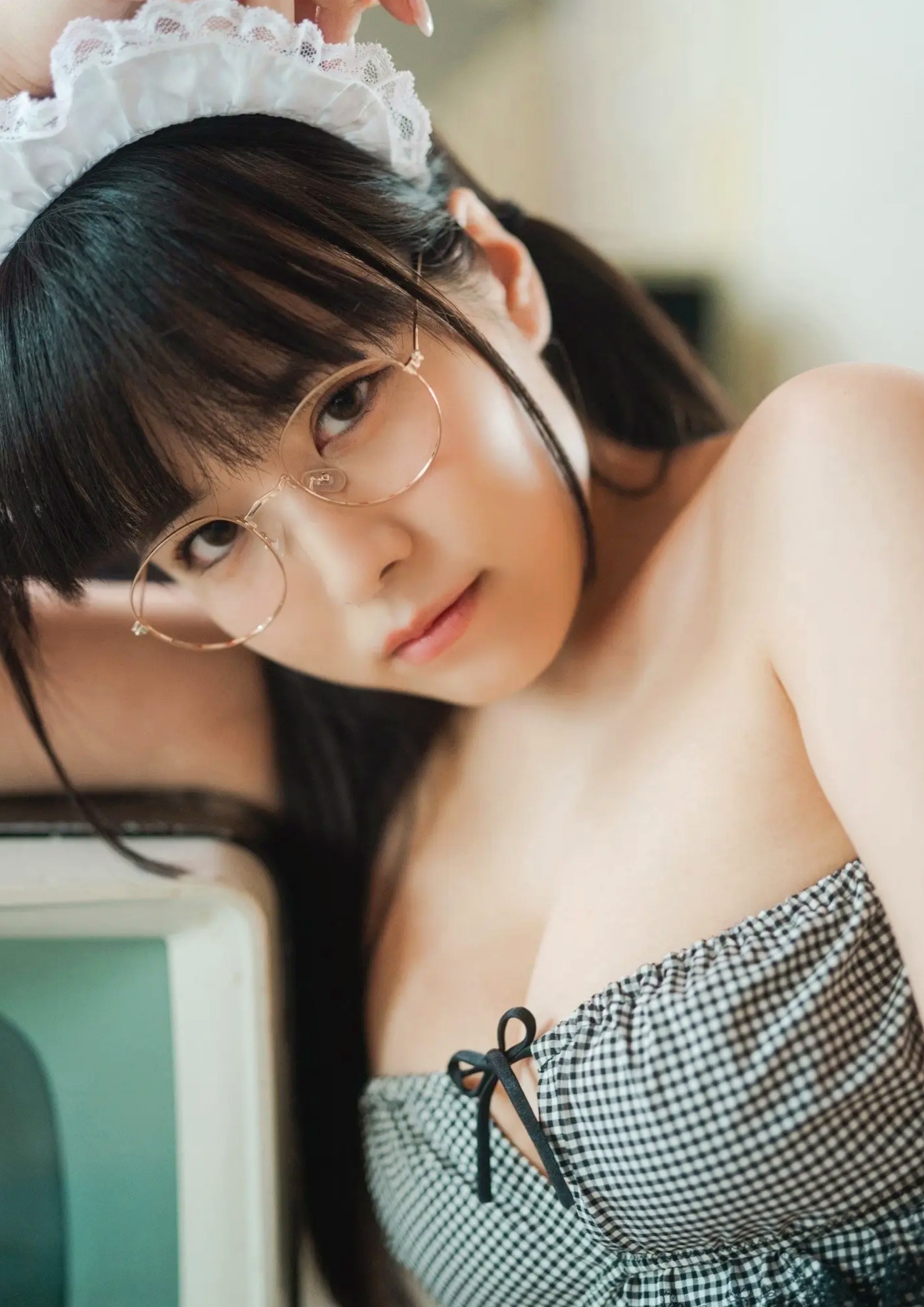 东云云《東雲うみ - Gテレデジタル！[48P]》复古私房性感内衣写真