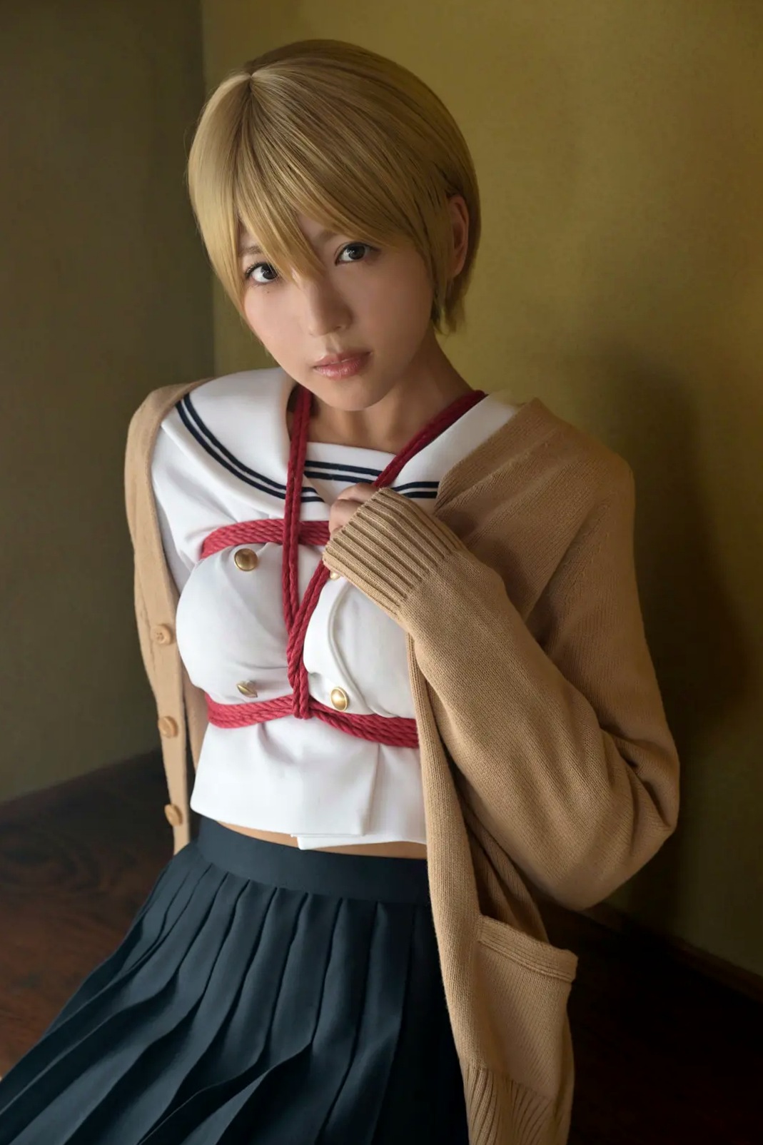 佐々木萌香 - 聖くんは清く生きたい [36P] 日本短发女神日系校服制服角色扮演性感内衣写真