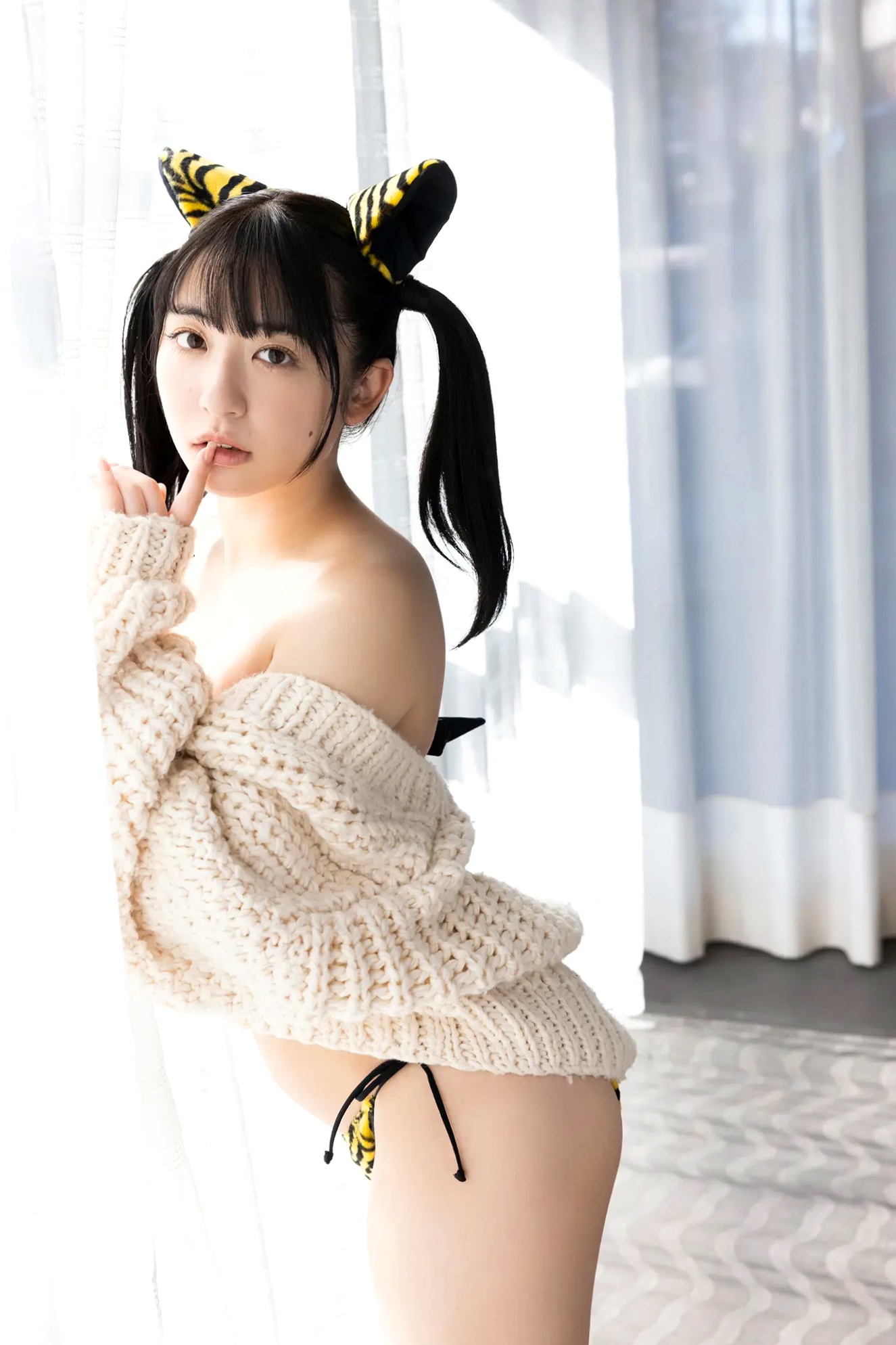 麻倉瑞季 - ミスマガのアソビバ！ 年末年始干支コスプレSP [36P] 虎纹比基尼萌系角色扮演写真