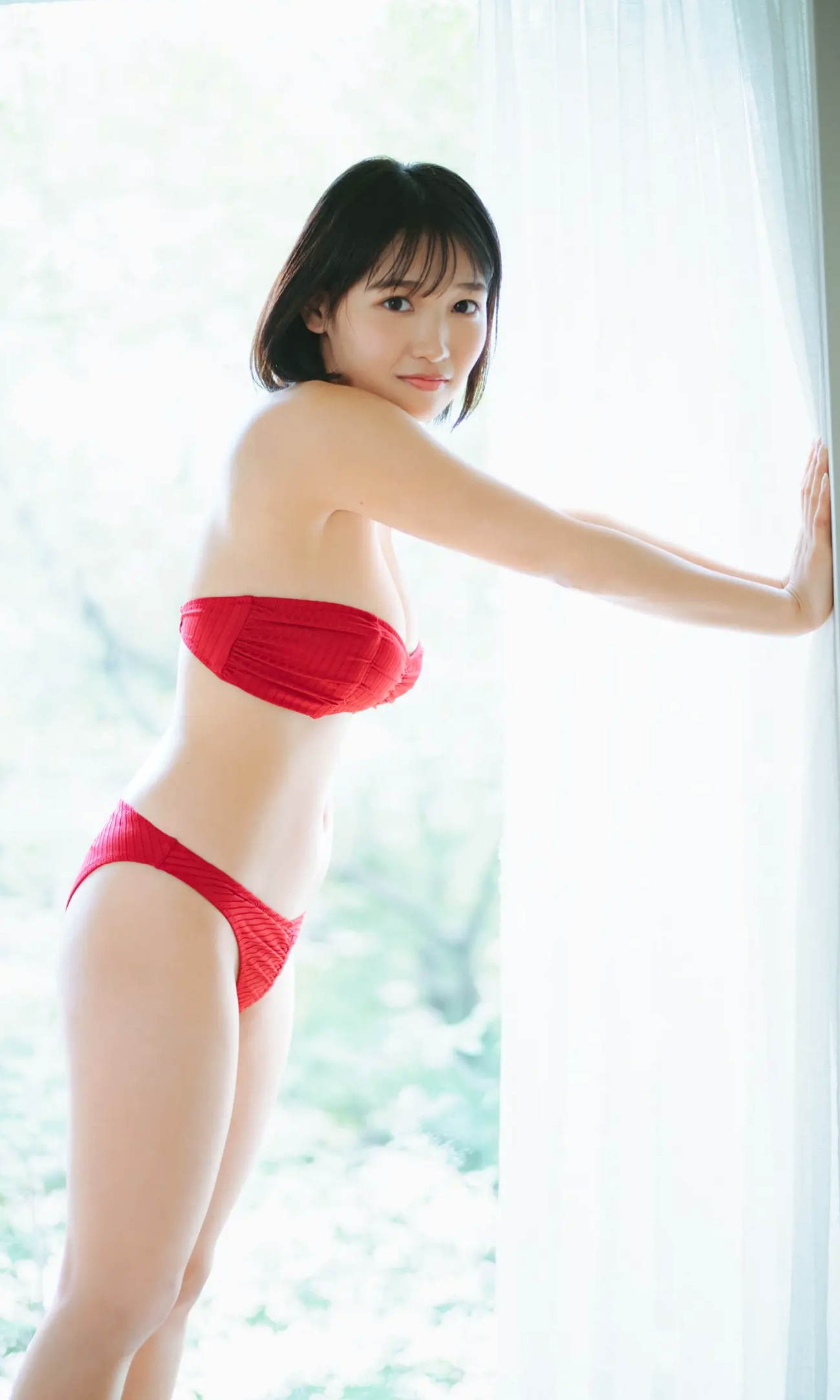 紀内乃秋 - 秘密の鍵 [56P] 日本清纯童颜美少女红色比基尼家居私房写真