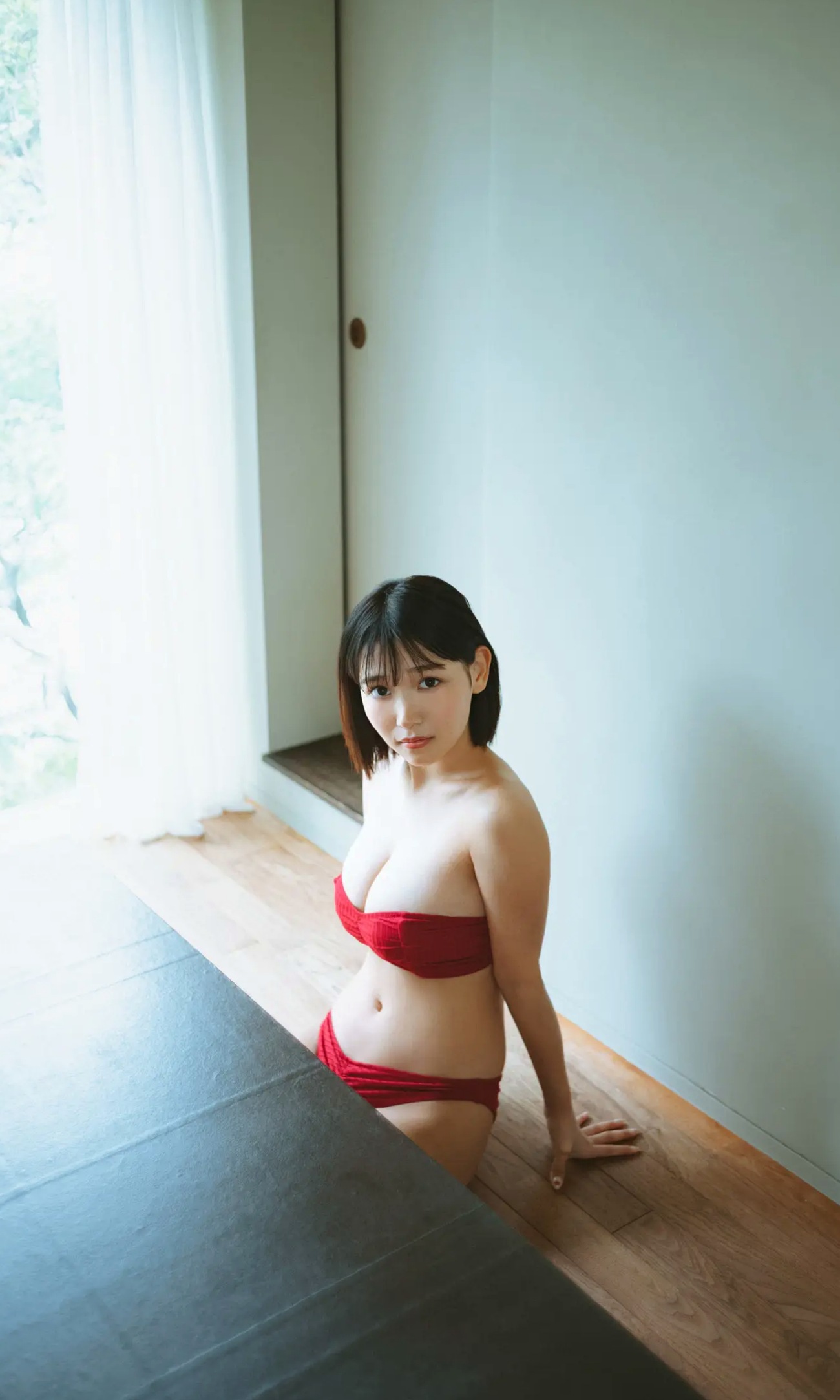 紀内乃秋 - 秘密の鍵 [56P] 日本清纯童颜美少女红色比基尼家居私房写真