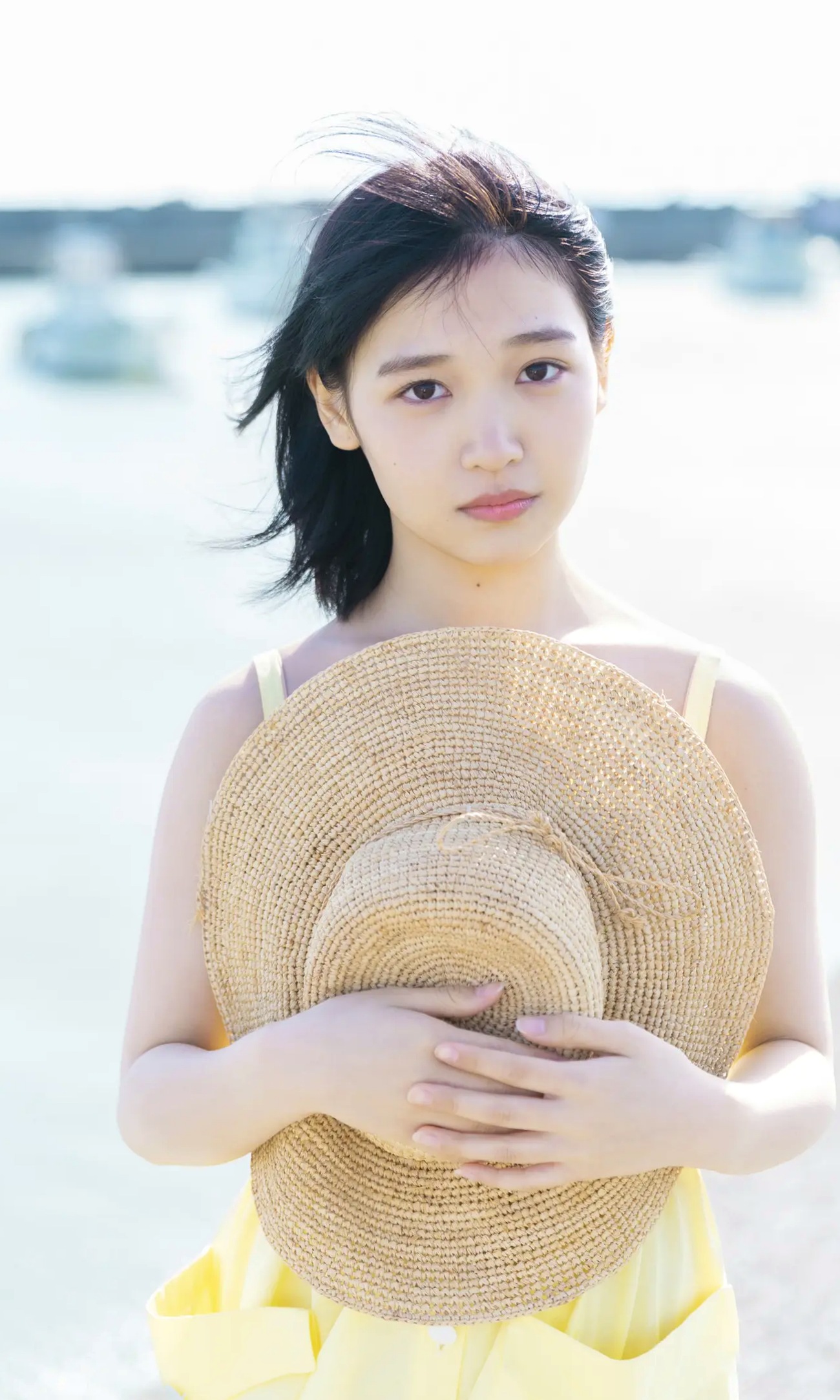 紀内乃秋 - 所属0日デビュー 阳光海边清纯比基尼与治愈连衣裙写真 [69P]