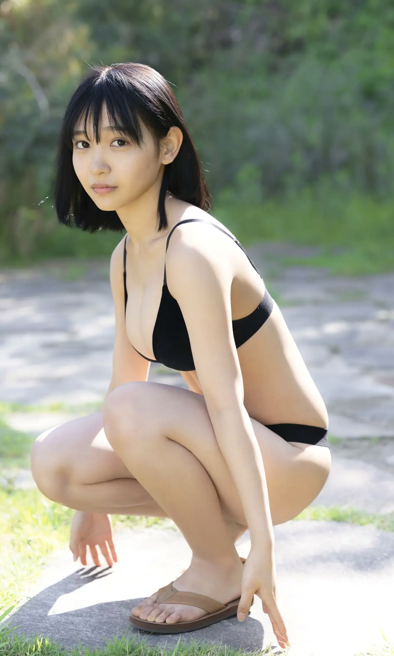 紀内乃秋 - 所属0日デビュー 阳光海边清纯比基尼与治愈连衣裙写真 [69P]