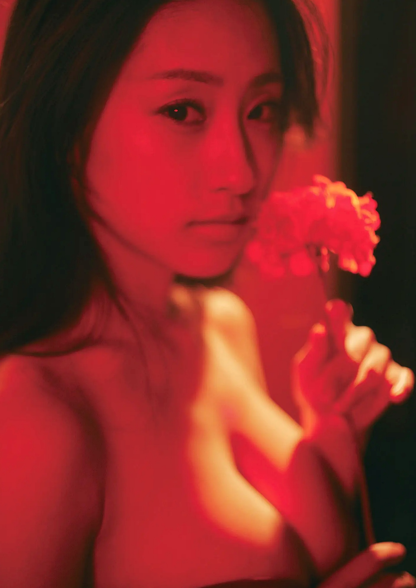 澄田綾乃 - From Twiligh To The Night 红色内衣性感魅惑私房写真 [41P]