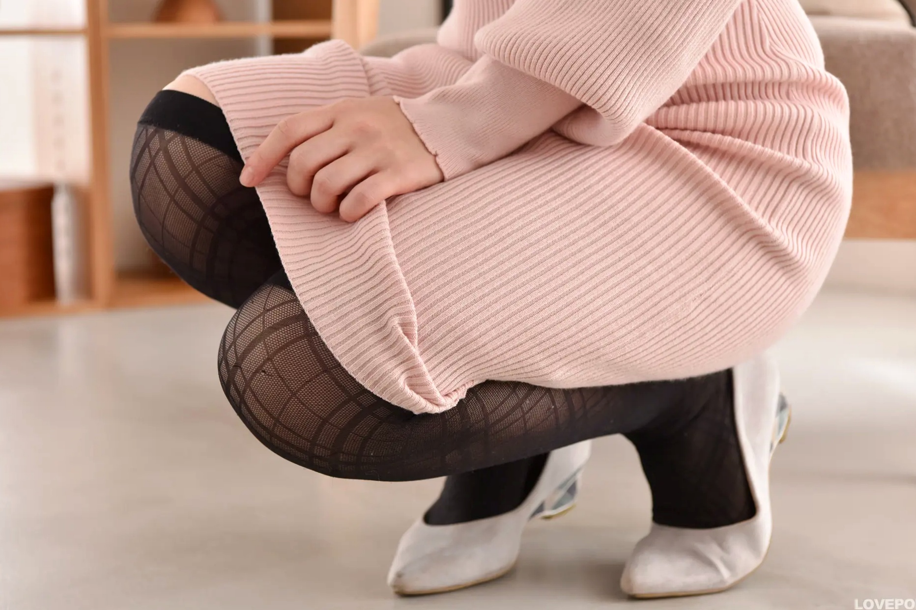 [LOVEPOP] Luna Amemiya 雨宮留菜 Photoset 04 [101P] 粉色针织裙温婉家居性感私房写真
