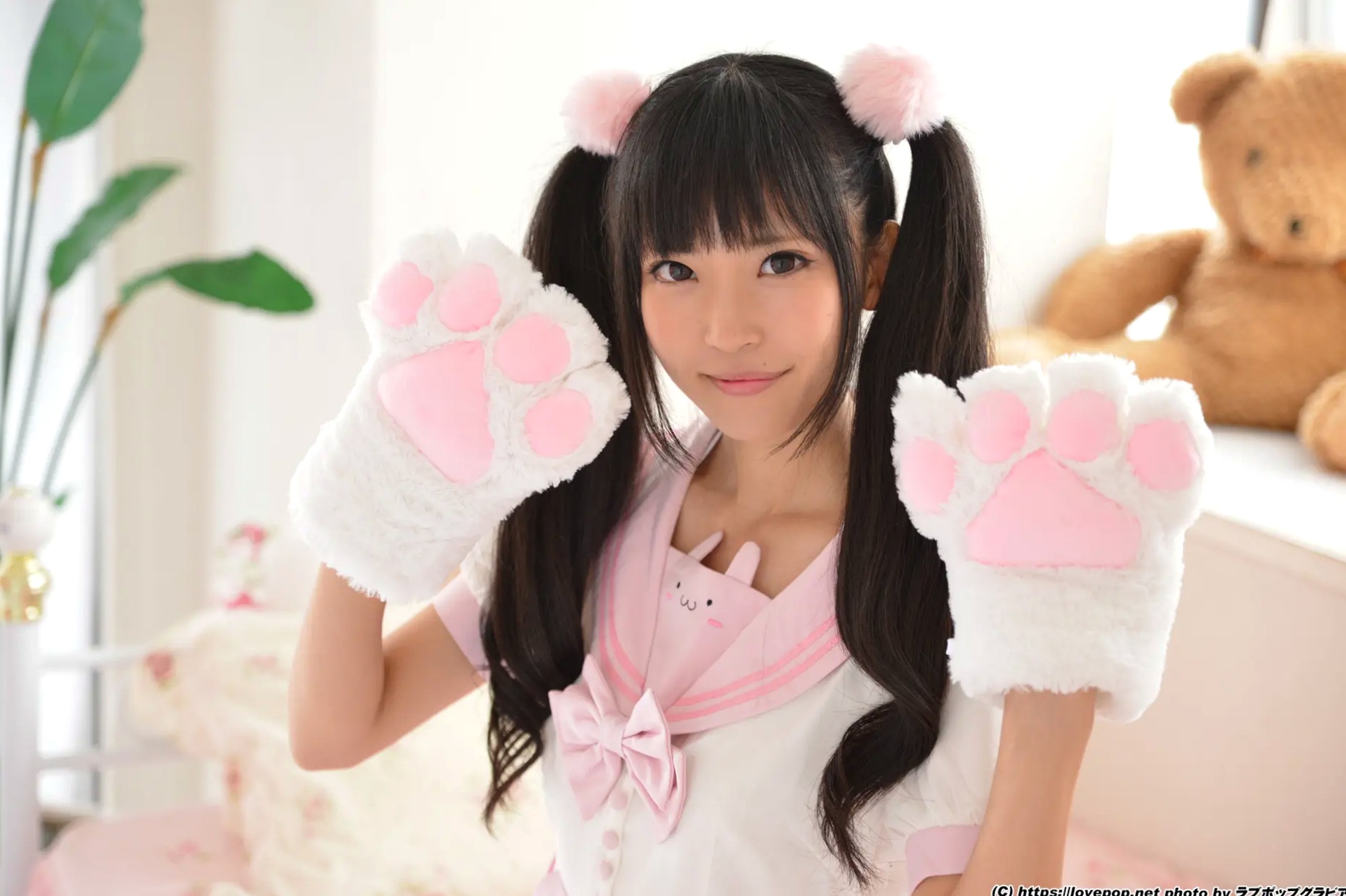 [LOVEPOP] 甘栗いるふ Irufu Amaguri 粉色水手服双马尾萌系甜美私房写真 09 [62P]