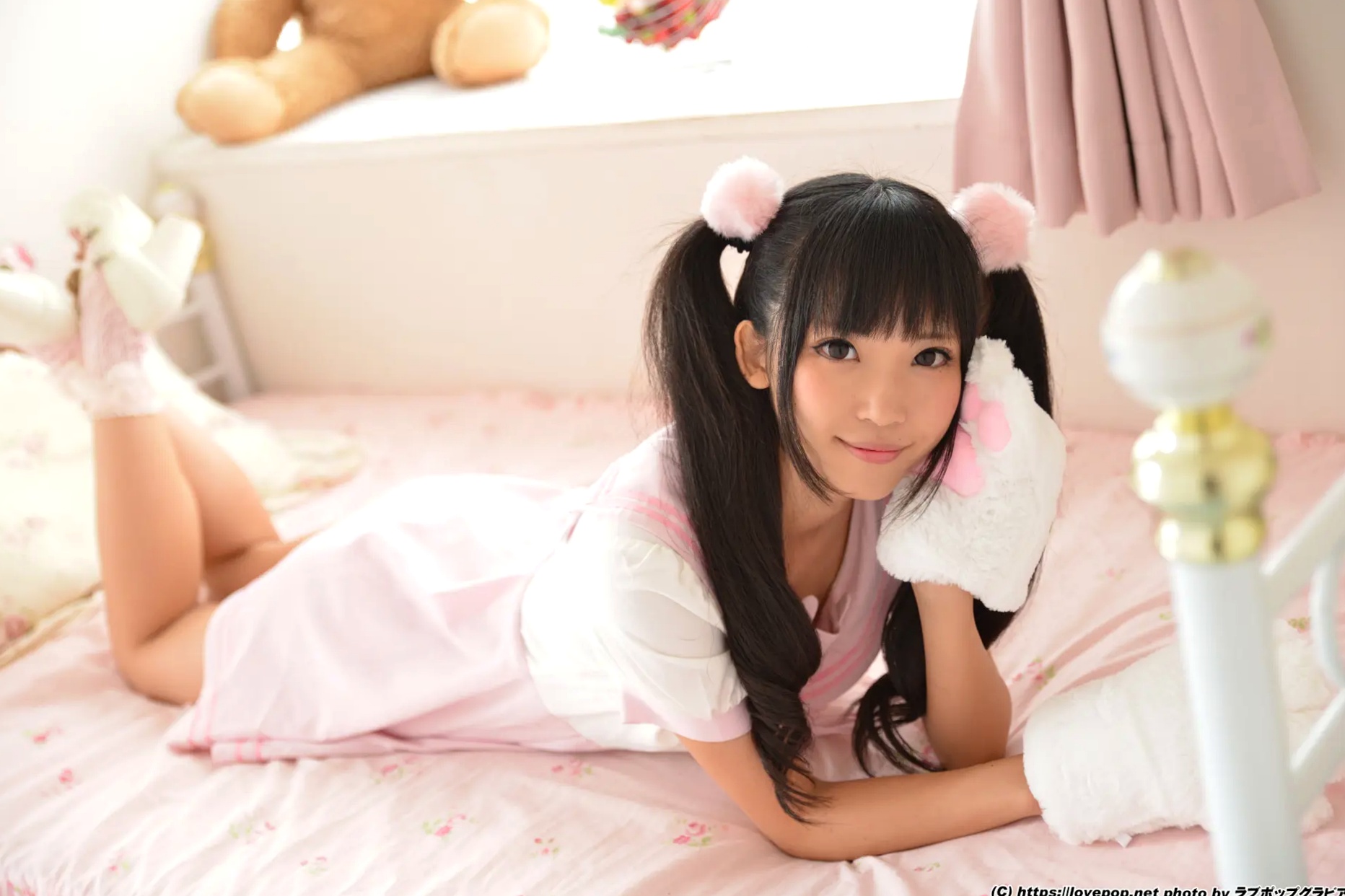 [LOVEPOP] 甘栗いるふ Irufu Amaguri 粉色水手服双马尾萌系甜美私房写真 09 [62P]
