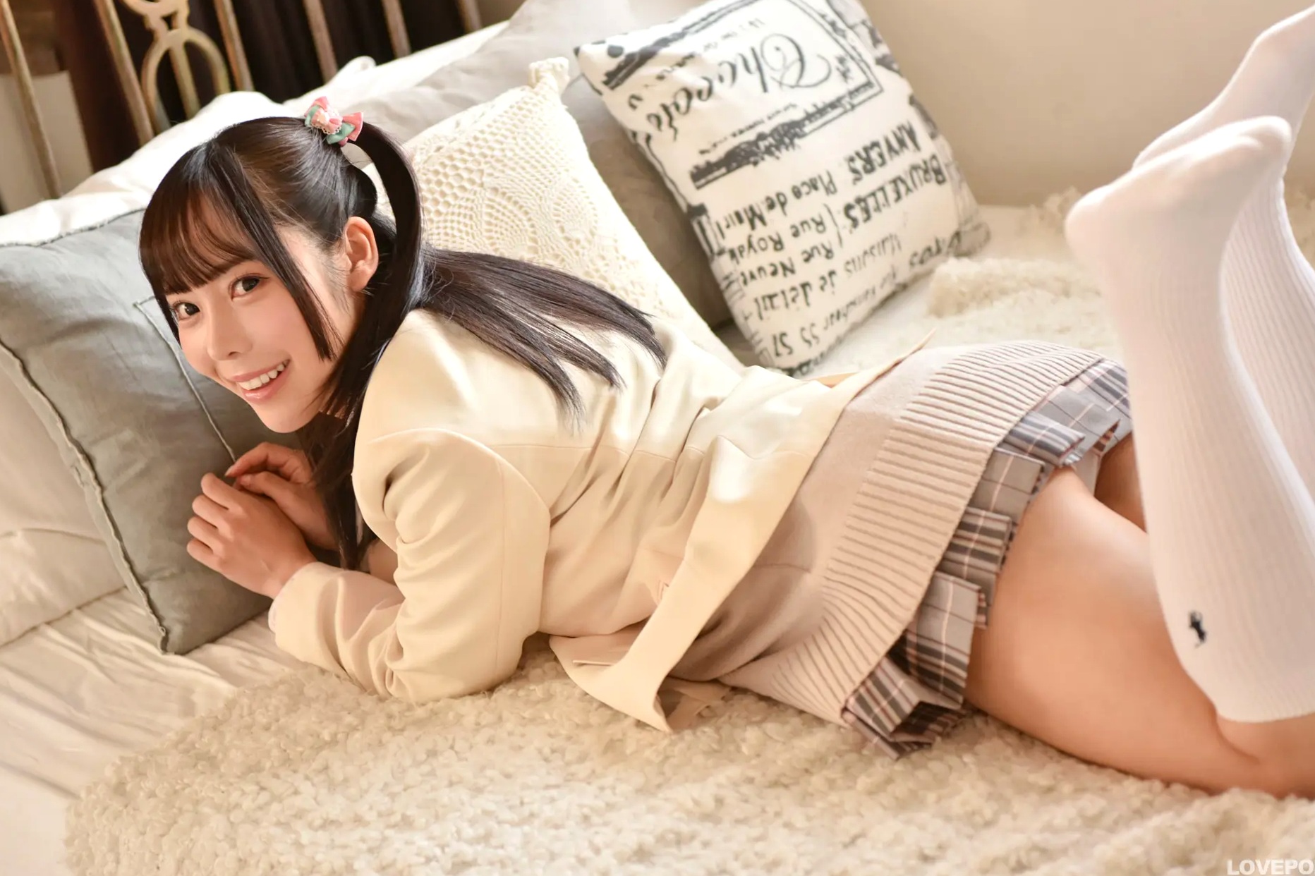 [LOVEPOP] Kotori Kazame 風愛ことり Photoset 02 [90P] 日系校服双马尾清纯甜美写真