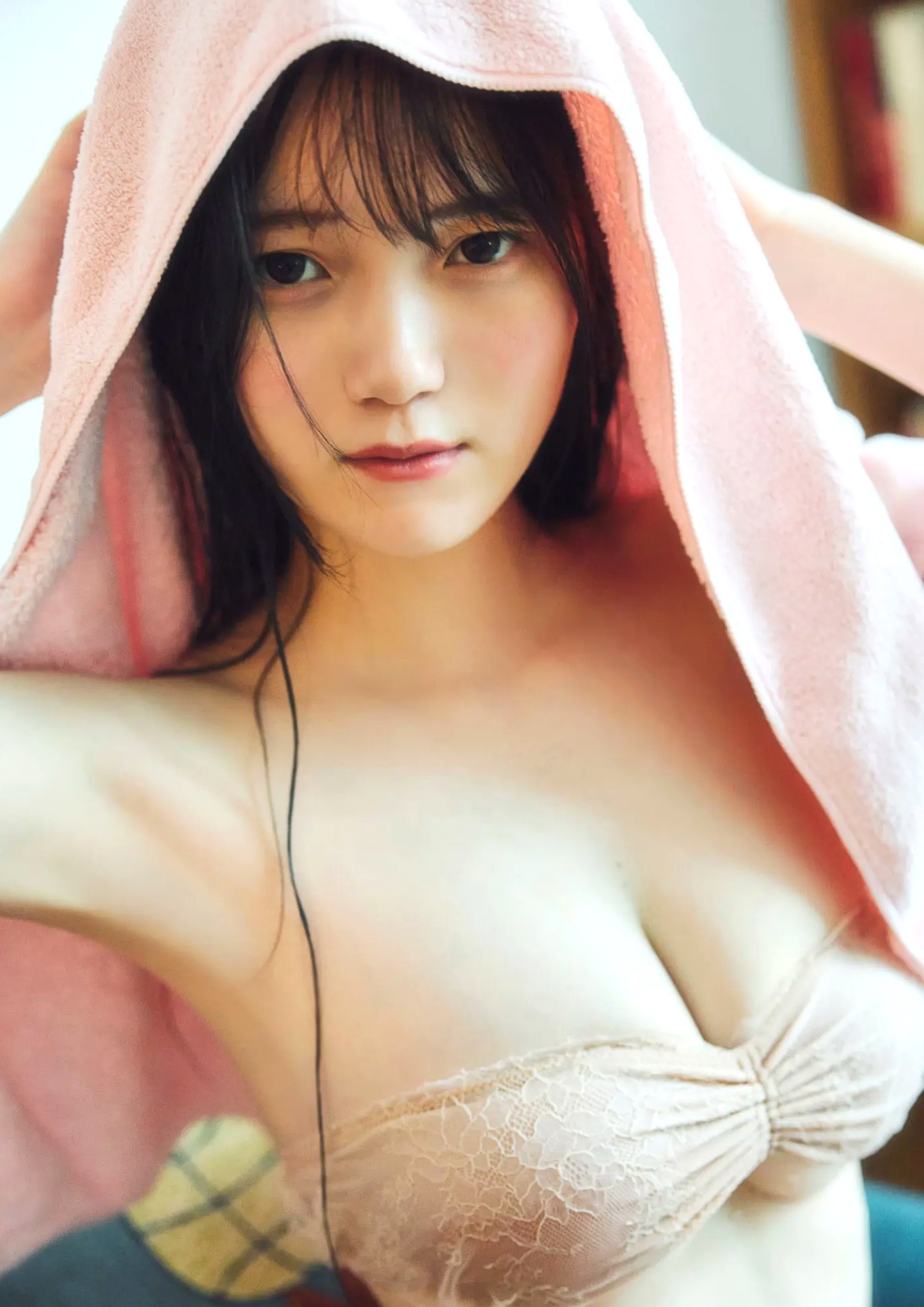 ちーまき - 君を待つ [57P] 日本清纯美少女浴室湿身比基尼诱惑写真