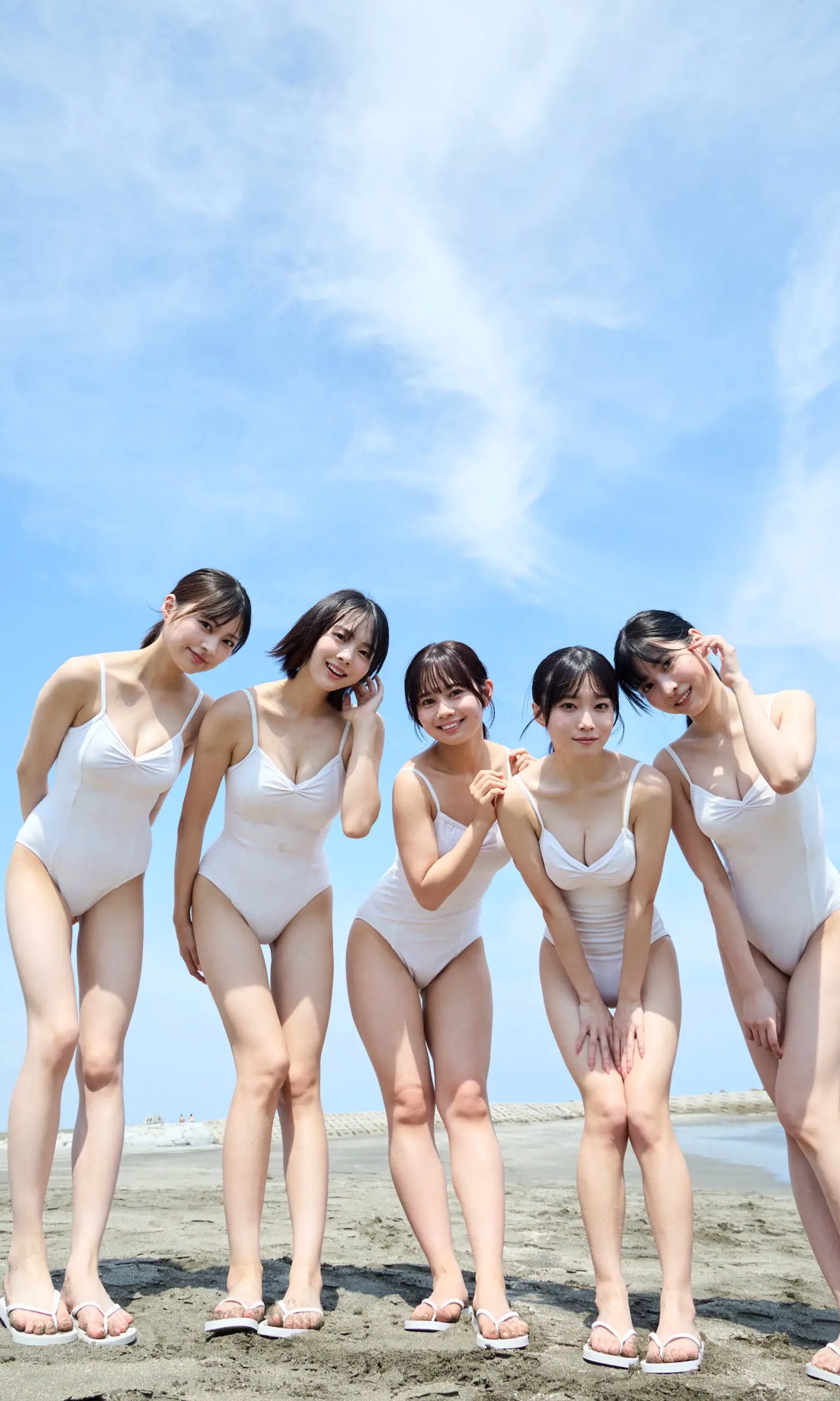 宇咲x神南りなx近藤沙瑛子x岸みゆx小鳥遊るい - 永遠に向かって 日系美少女清新私房比基尼性感写真 [87P]
