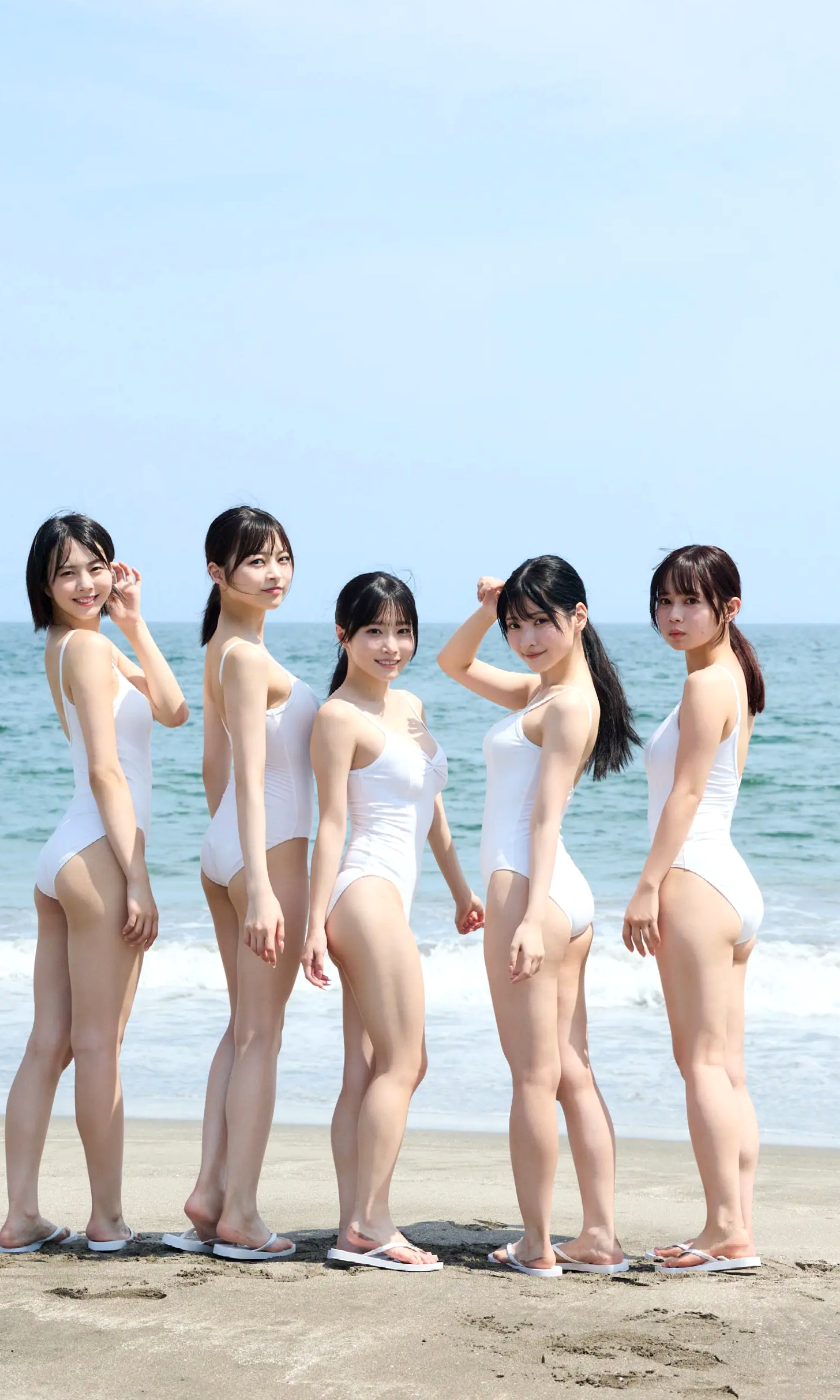 宇咲x神南りなx近藤沙瑛子x岸みゆx小鳥遊るい - 永遠に向かって 日系美少女清新私房比基尼性感写真 [87P]