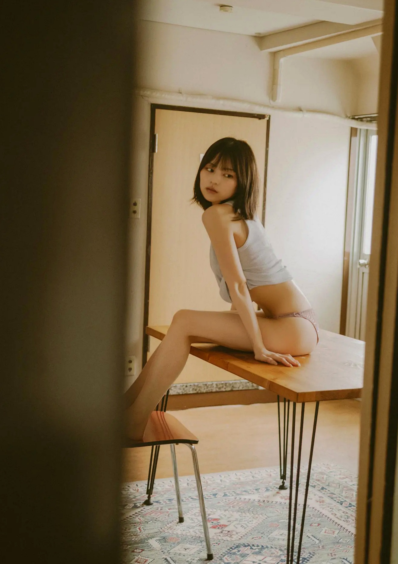 宇咲 - KEEP ON EYES [47P] 日本性感内衣比基尼复古私房写真