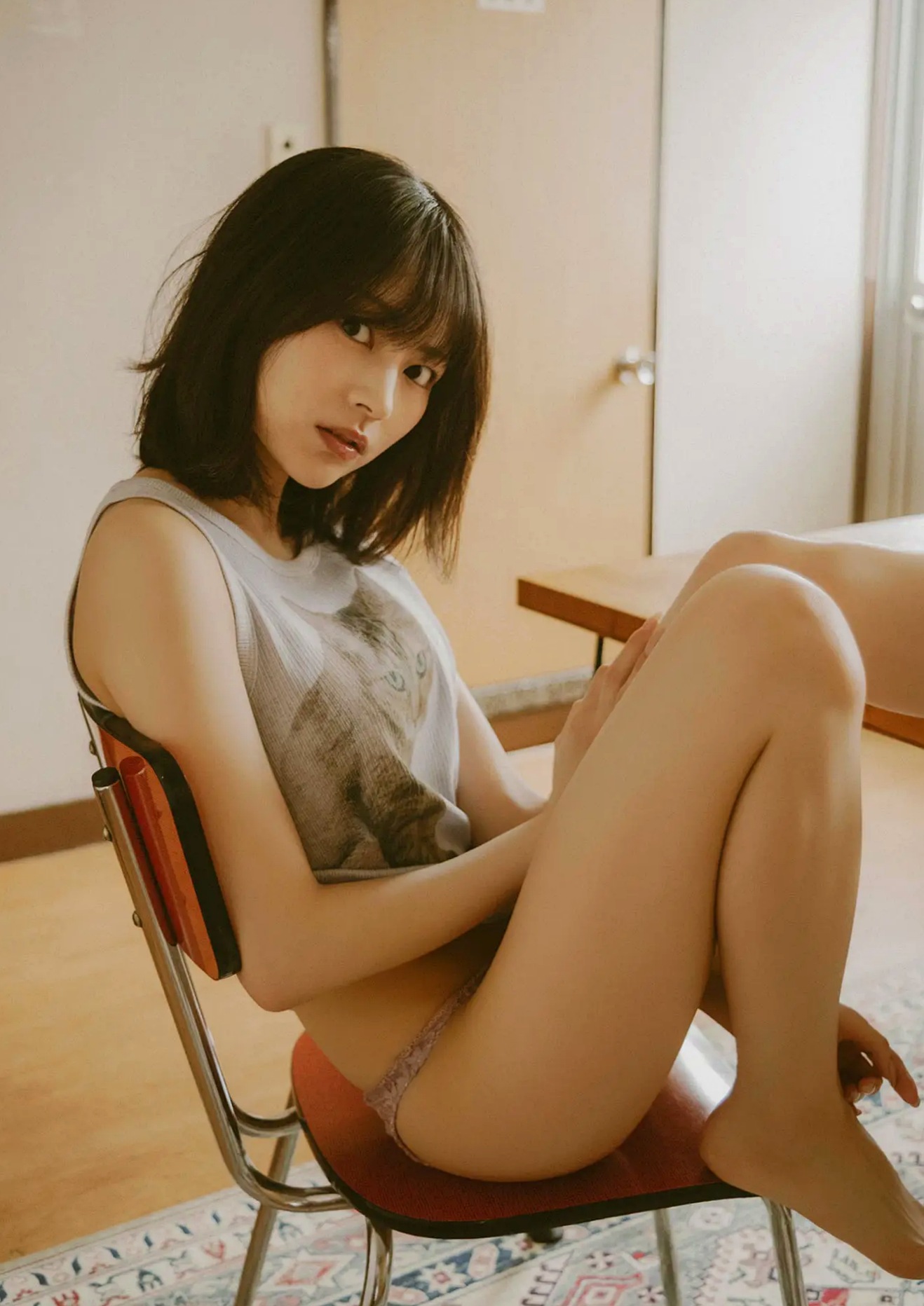 宇咲 - KEEP ON EYES [47P] 日本性感内衣比基尼复古私房写真