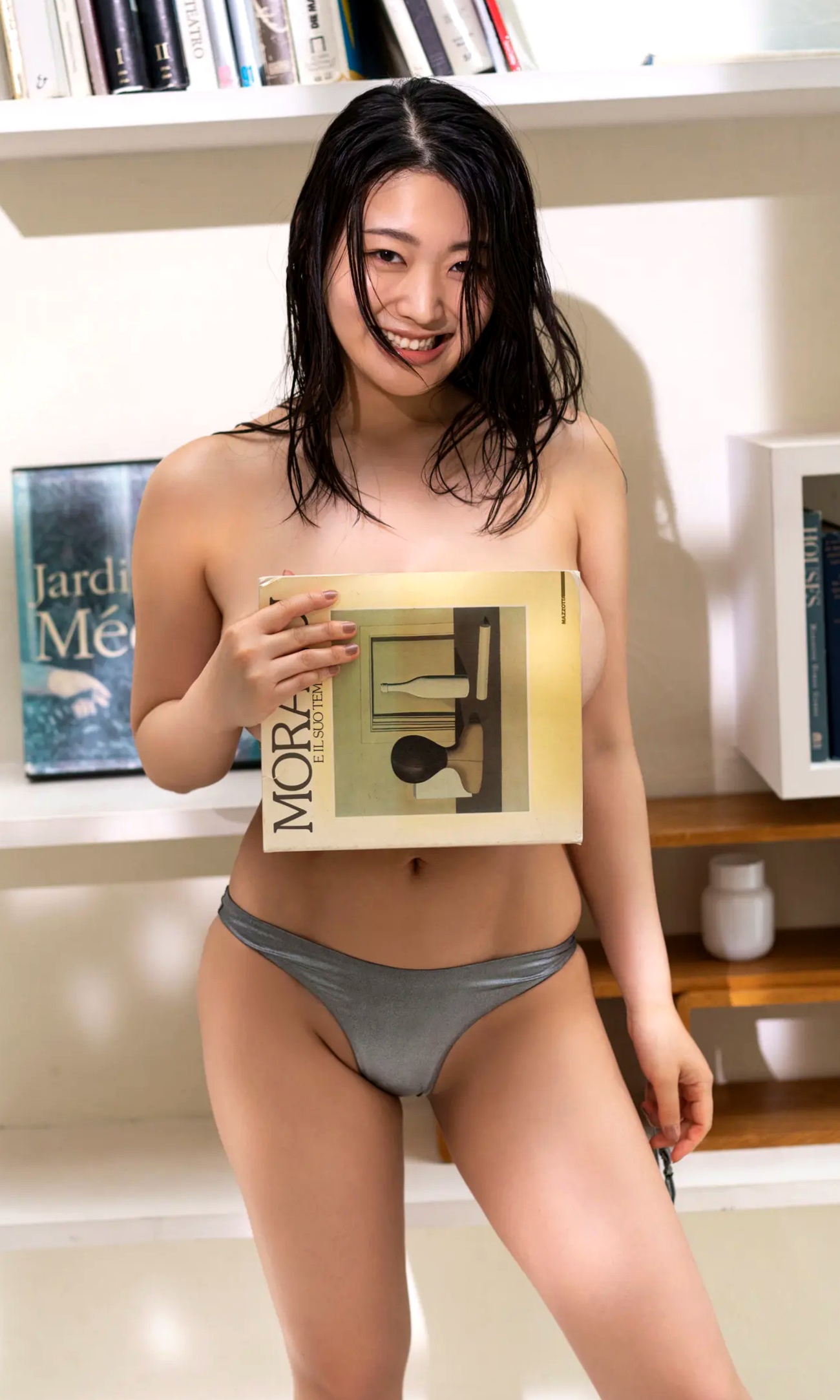 風吹ケイ - 浴室湿身黑色蕾丝内衣性感写真 极致诱惑 [56P]