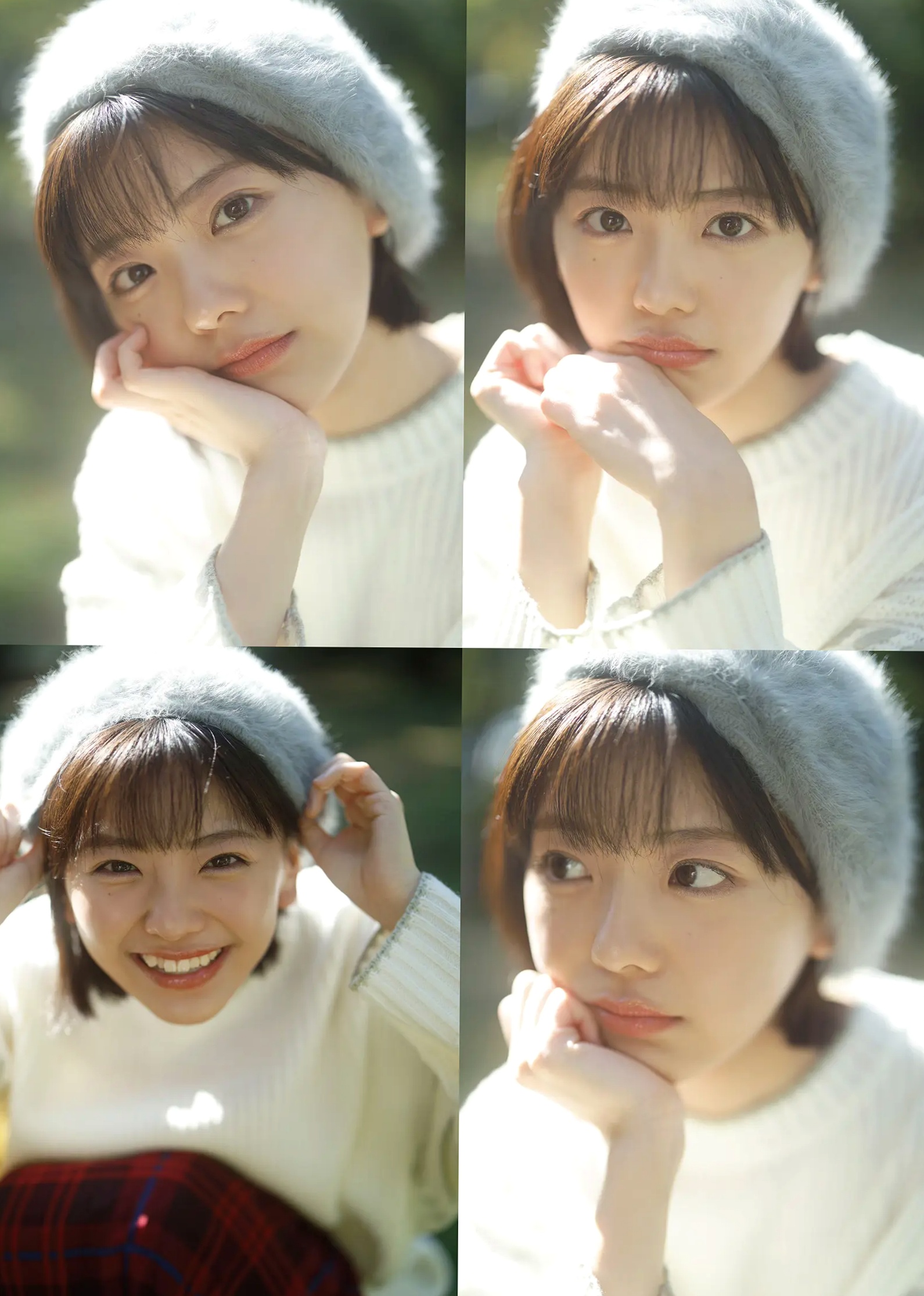 大熊杏優 - 阳光家居白色比基尼清纯性感写真[53P]