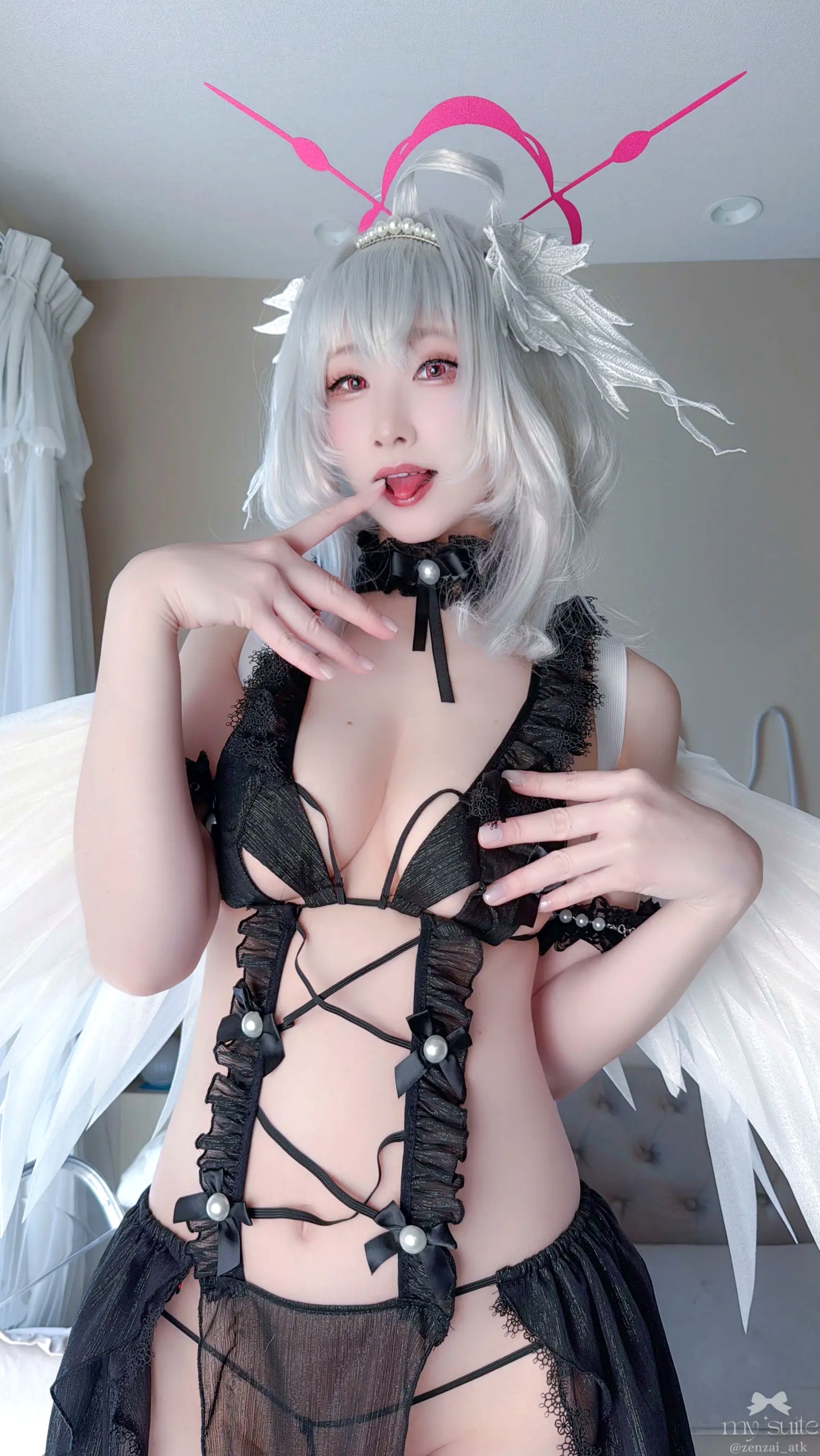 Gallery - (Cosplay) [my suite] Atsuki あつき - Whiteday Pearl 2026 [176P] 日本Cosplay角色扮演性感天使内衣私房写真角色扮演日本性感内衣波涛胸涌 女神私房照_秀色女神 - image 6