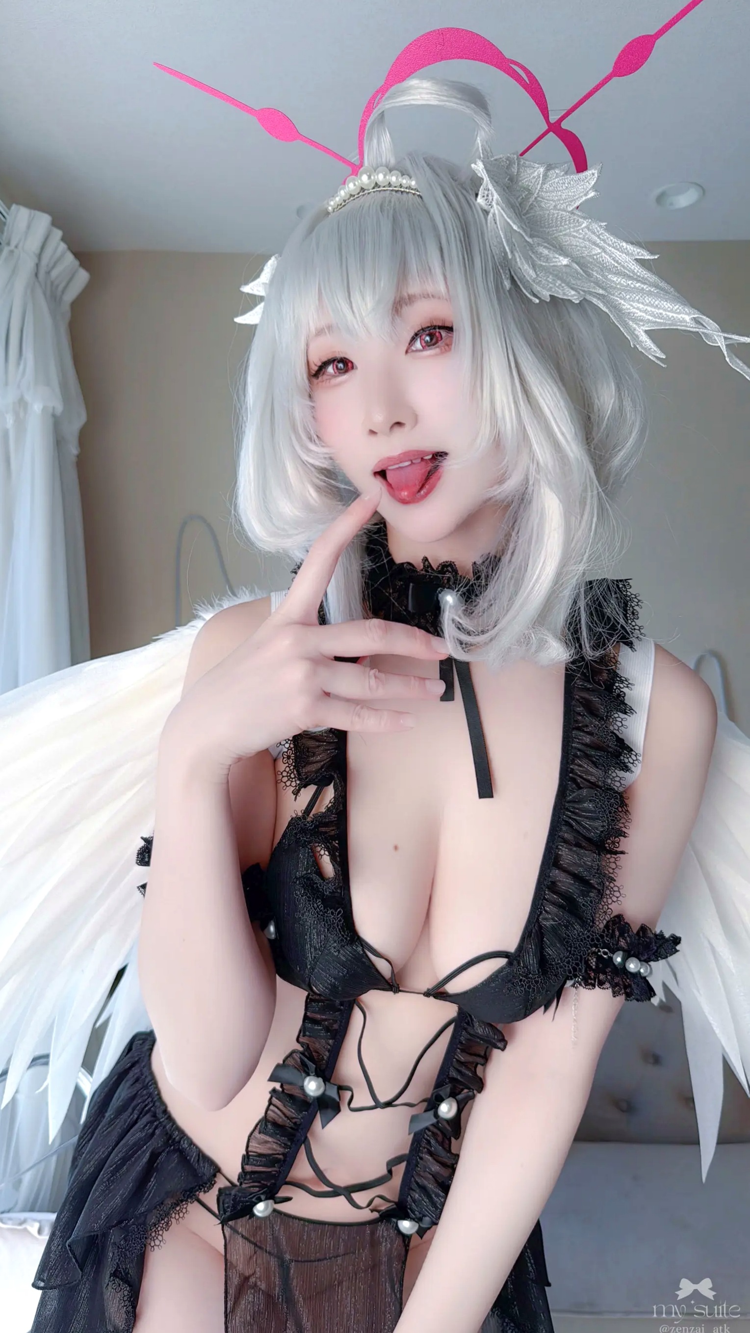 Gallery - (Cosplay) [my suite] Atsuki あつき - Whiteday Pearl 2026 [176P] 日本Cosplay角色扮演性感天使内衣私房写真角色扮演日本性感内衣波涛胸涌 女神私房照_秀色女神 - image 10