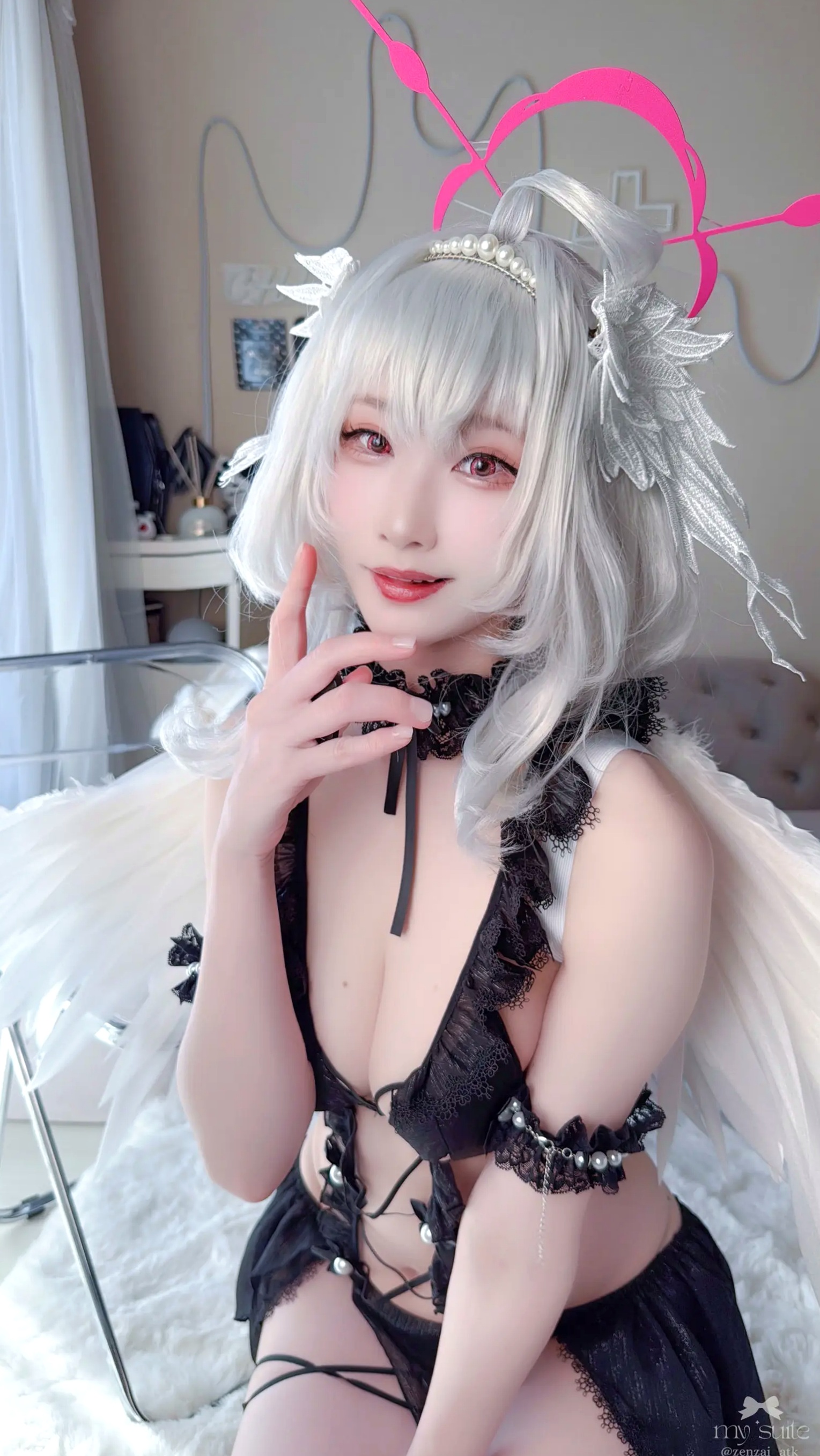 Gallery - (Cosplay) [my suite] Atsuki あつき - Whiteday Pearl 2026 [176P] 日本Cosplay角色扮演性感天使内衣私房写真角色扮演日本性感内衣波涛胸涌 女神私房照_秀色女神 - image 28