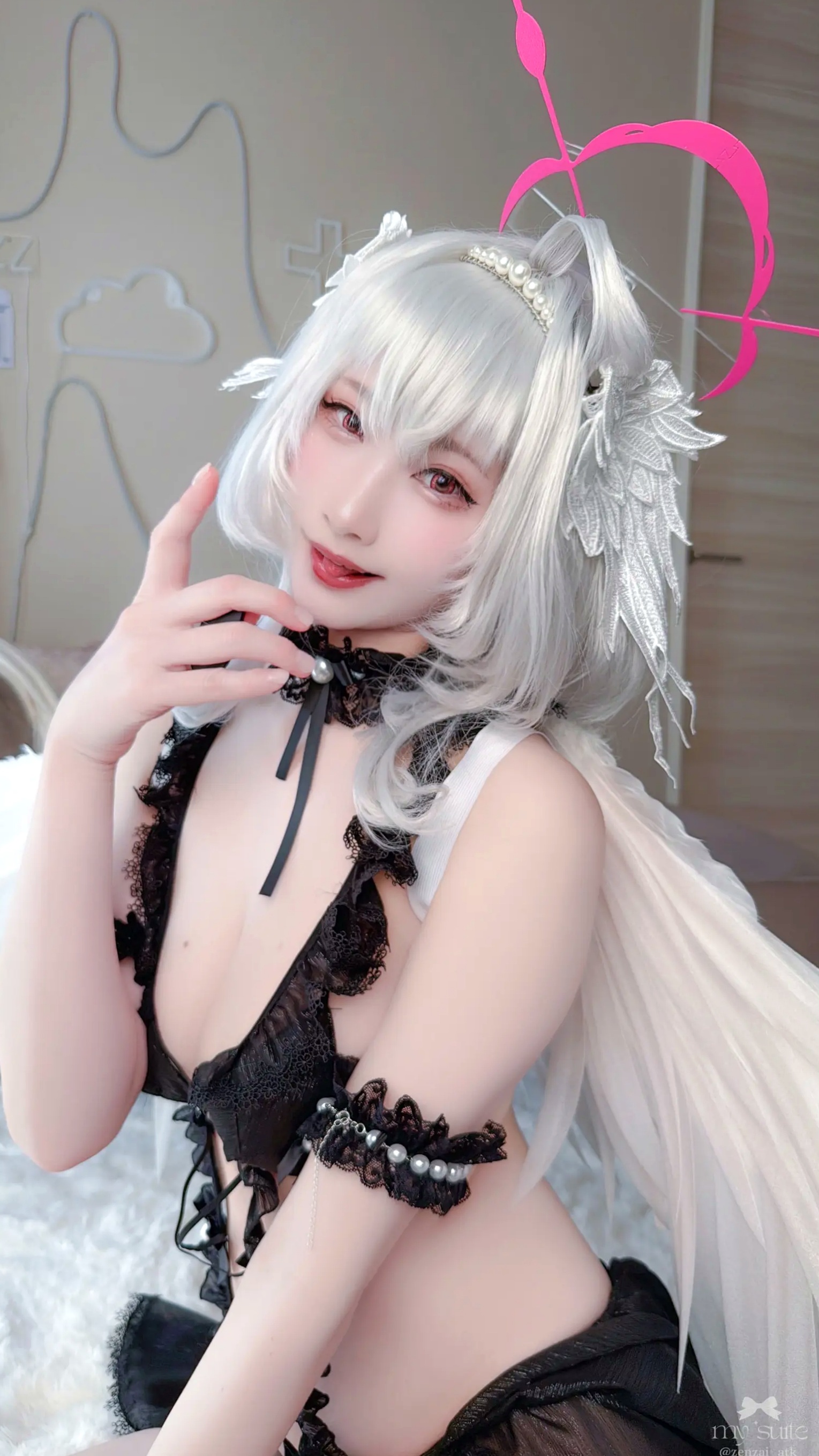 Gallery - (Cosplay) [my suite] Atsuki あつき - Whiteday Pearl 2026 [176P] 日本Cosplay角色扮演性感天使内衣私房写真角色扮演日本性感内衣波涛胸涌 女神私房照_秀色女神 - image 56