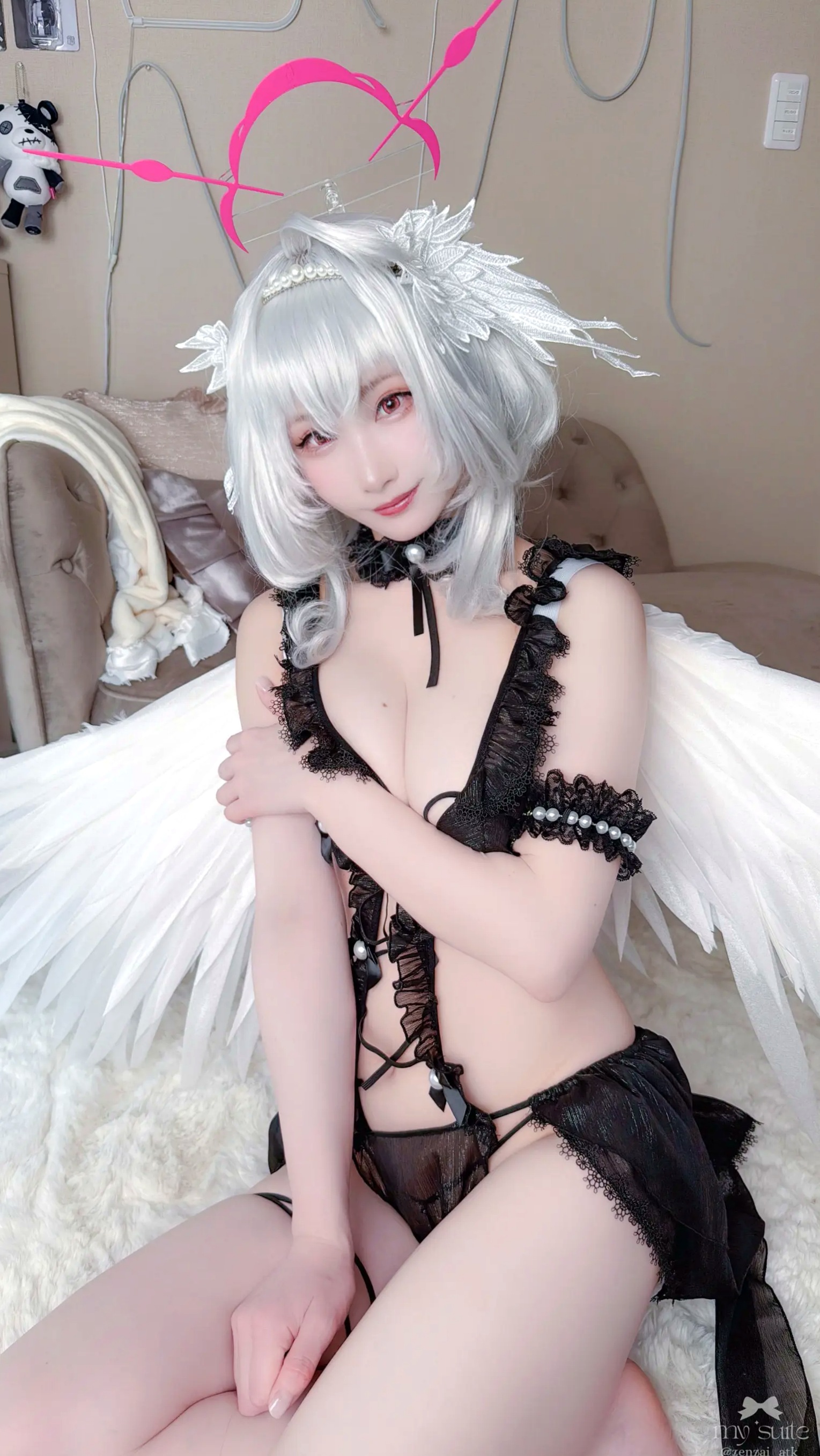 Gallery - (Cosplay) [my suite] Atsuki あつき - Whiteday Pearl 2026 [176P] 日本Cosplay角色扮演性感天使内衣私房写真角色扮演日本性感内衣波涛胸涌 女神私房照_秀色女神 - image 87