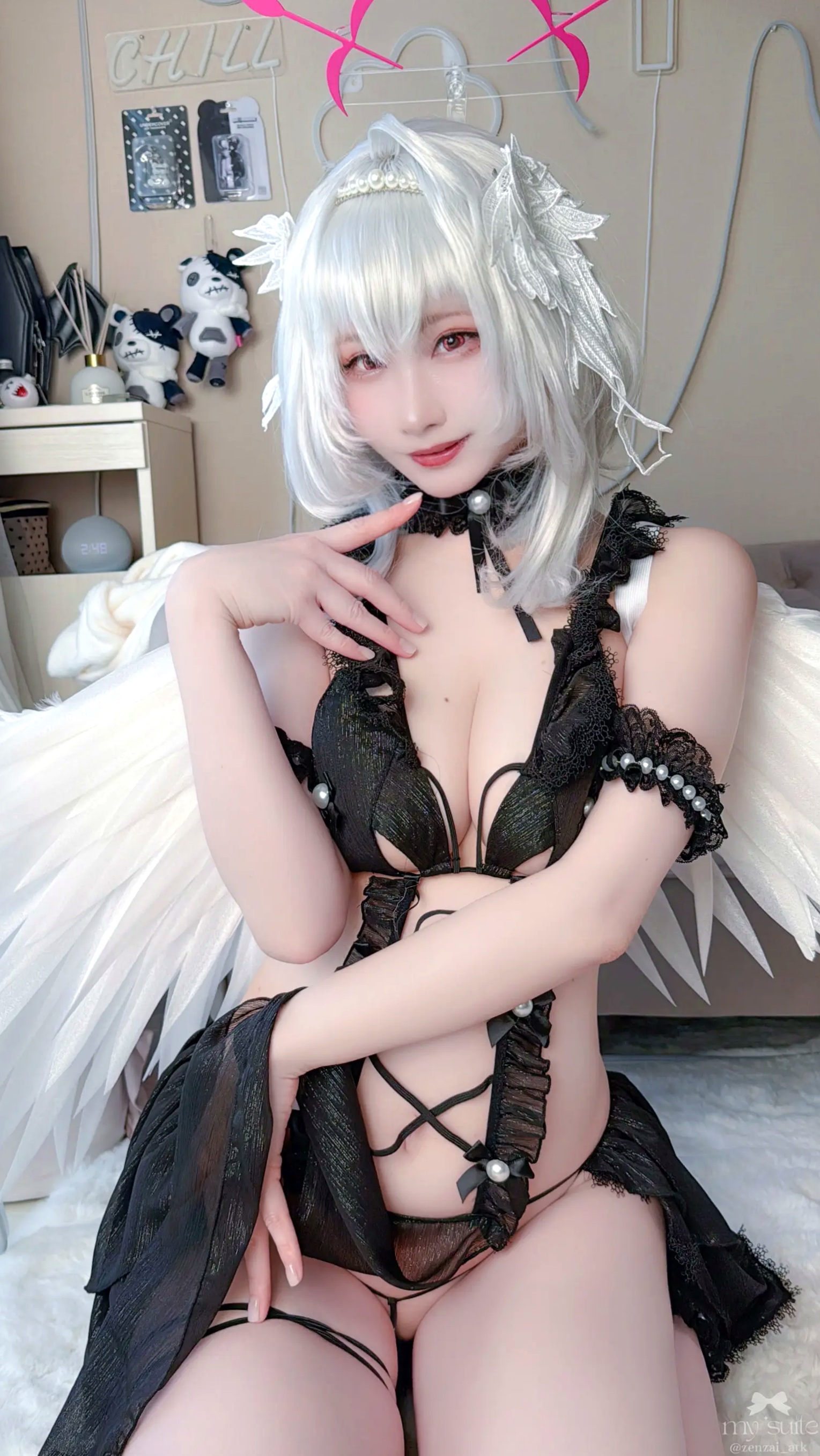 (Cosplay) [my suite] Atsuki あつき - Whiteday Pearl 2026 [176P] 日本Cosplay角色扮演性感天使内衣私房写真