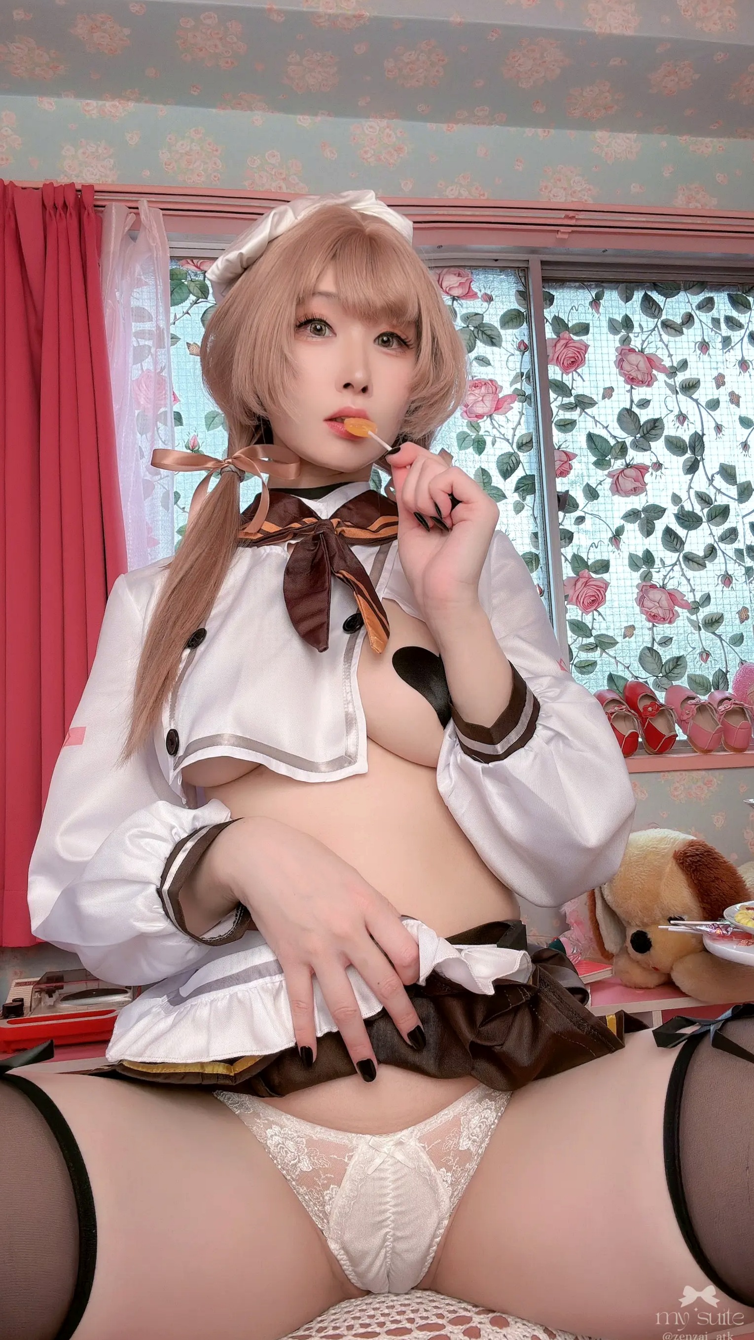 (Cosplay) [my suite] Atsuki あつき - Valentine Bready 2026 [235P] 情人节大尺度女仆装黑丝诱惑写真